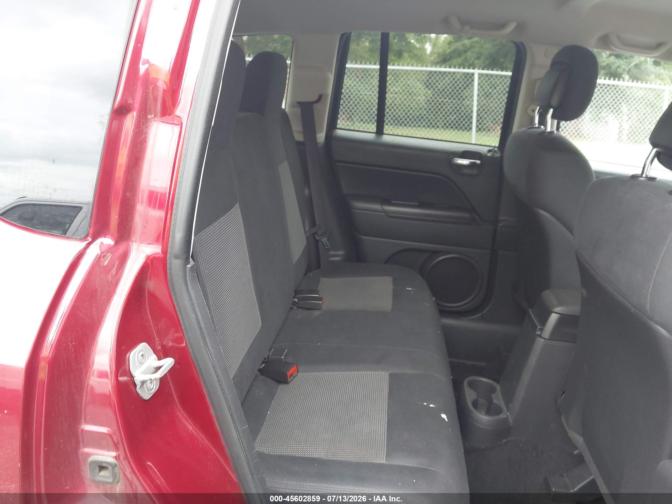 2012 Jeep Compass Latitude Red vin: 1C4NJDEB2CD651132