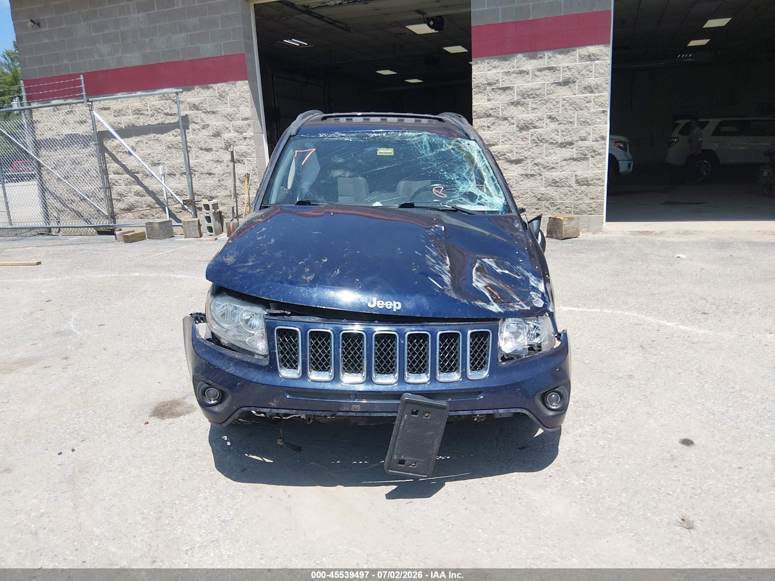 2013 Jeep Compass Latitude Dark Blue vin: 1C4NJDEB2DD222154