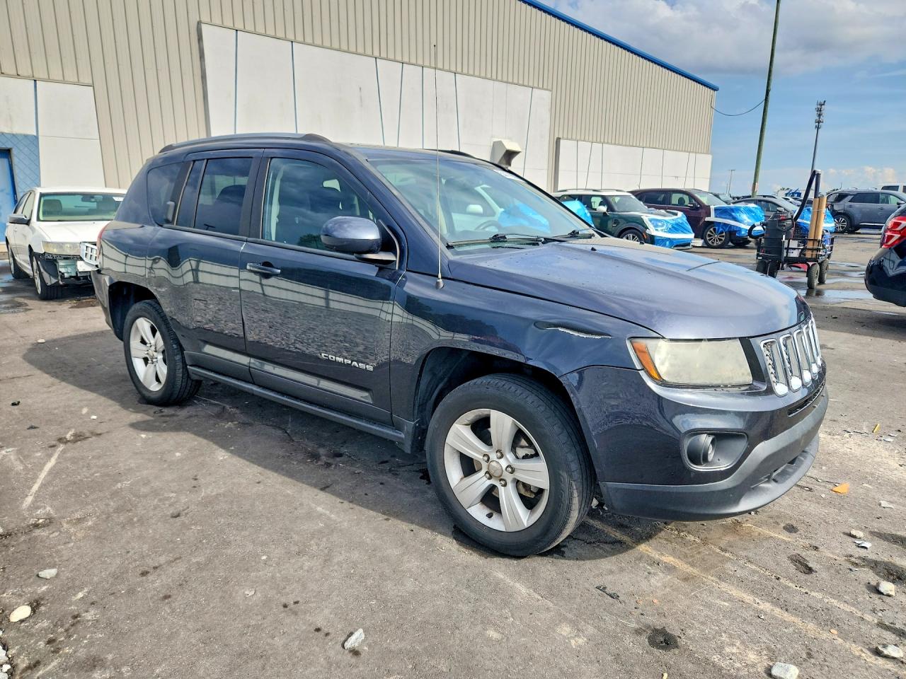 2014 Jeep Compass Latitude Black vin: 1C4NJDEB2ED623589