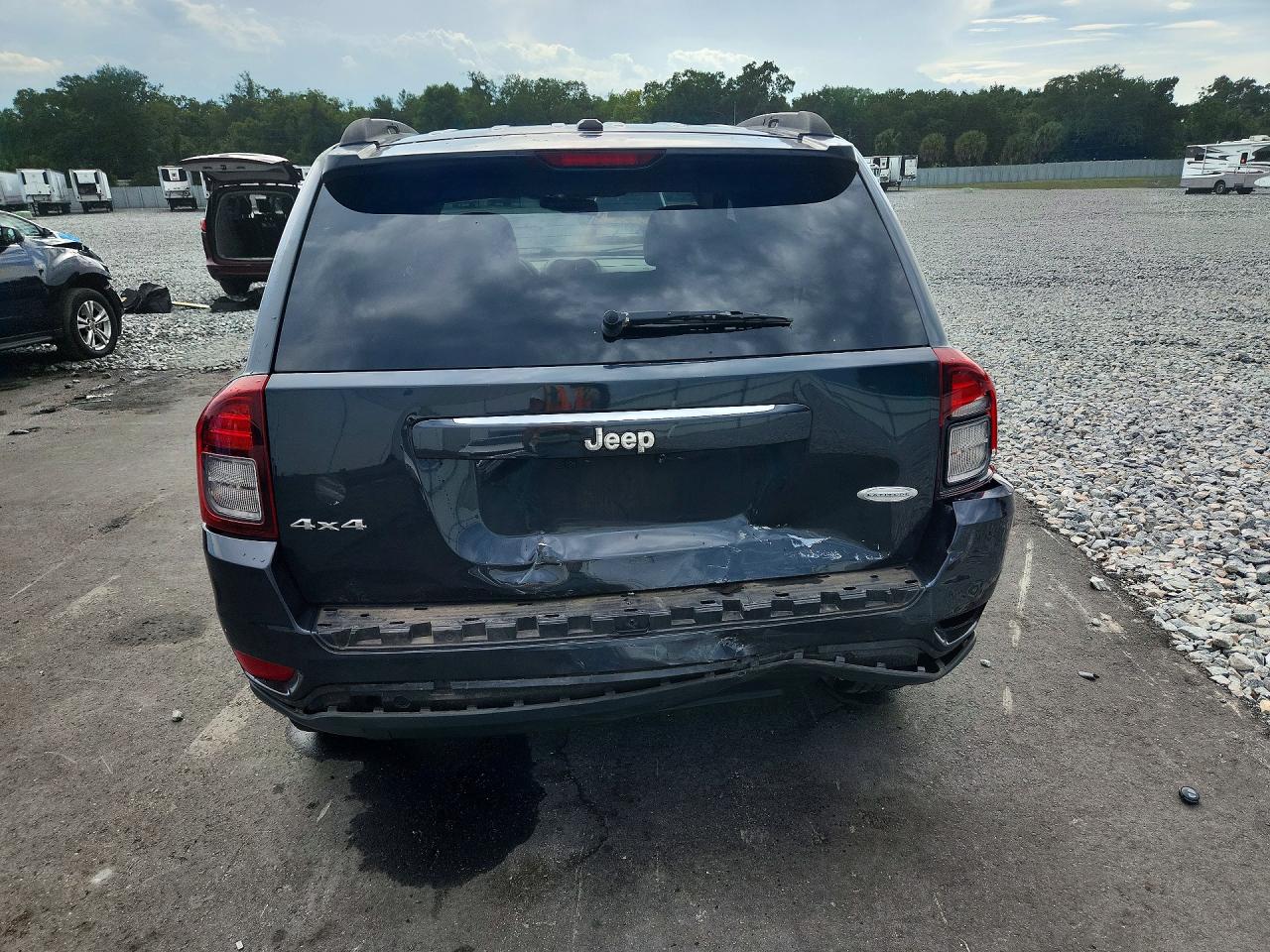 2014 Jeep Compass Latitude Black vin: 1C4NJDEB2ED623589
