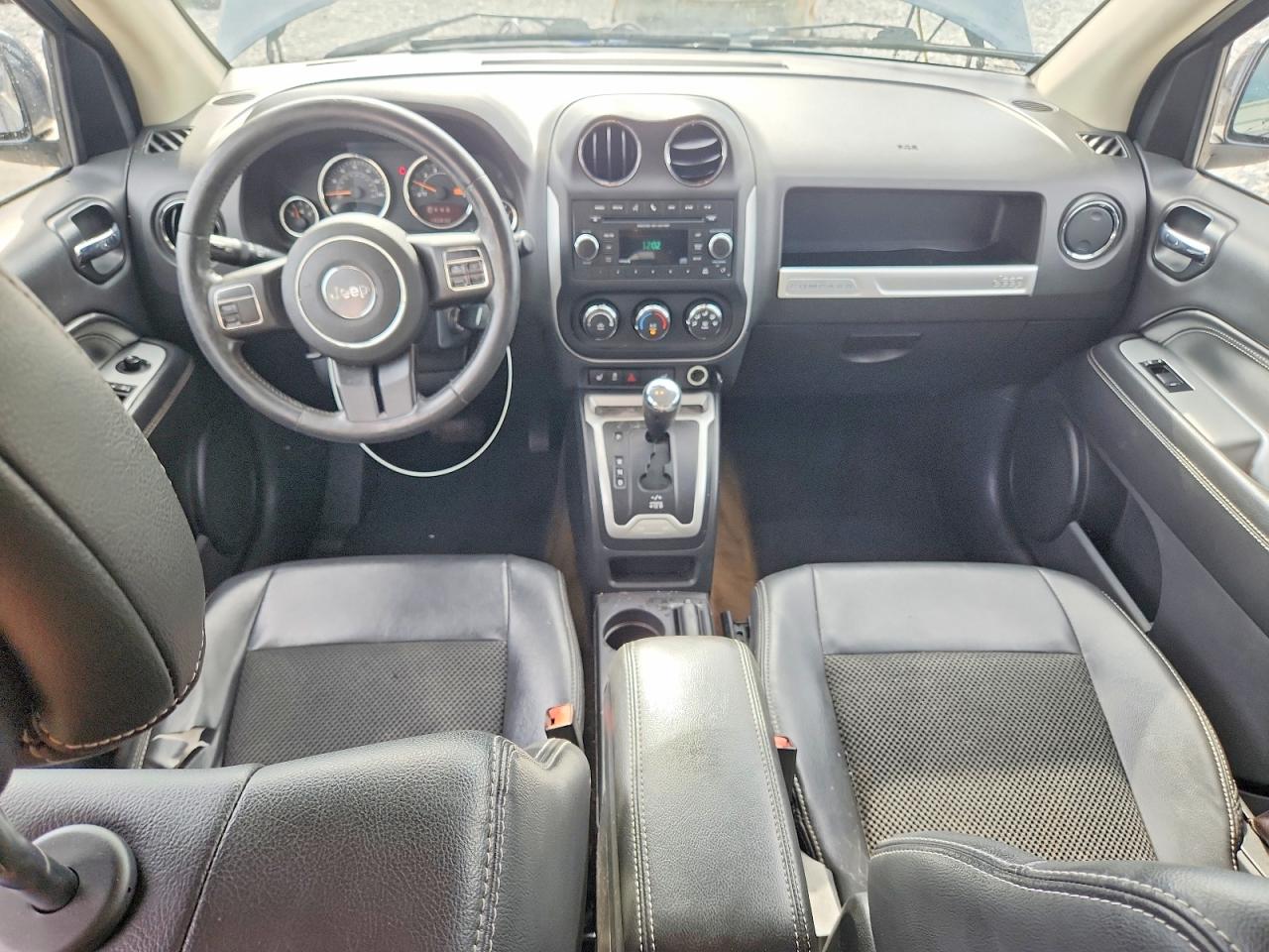 2014 Jeep Compass Latitude Black vin: 1C4NJDEB2ED623589