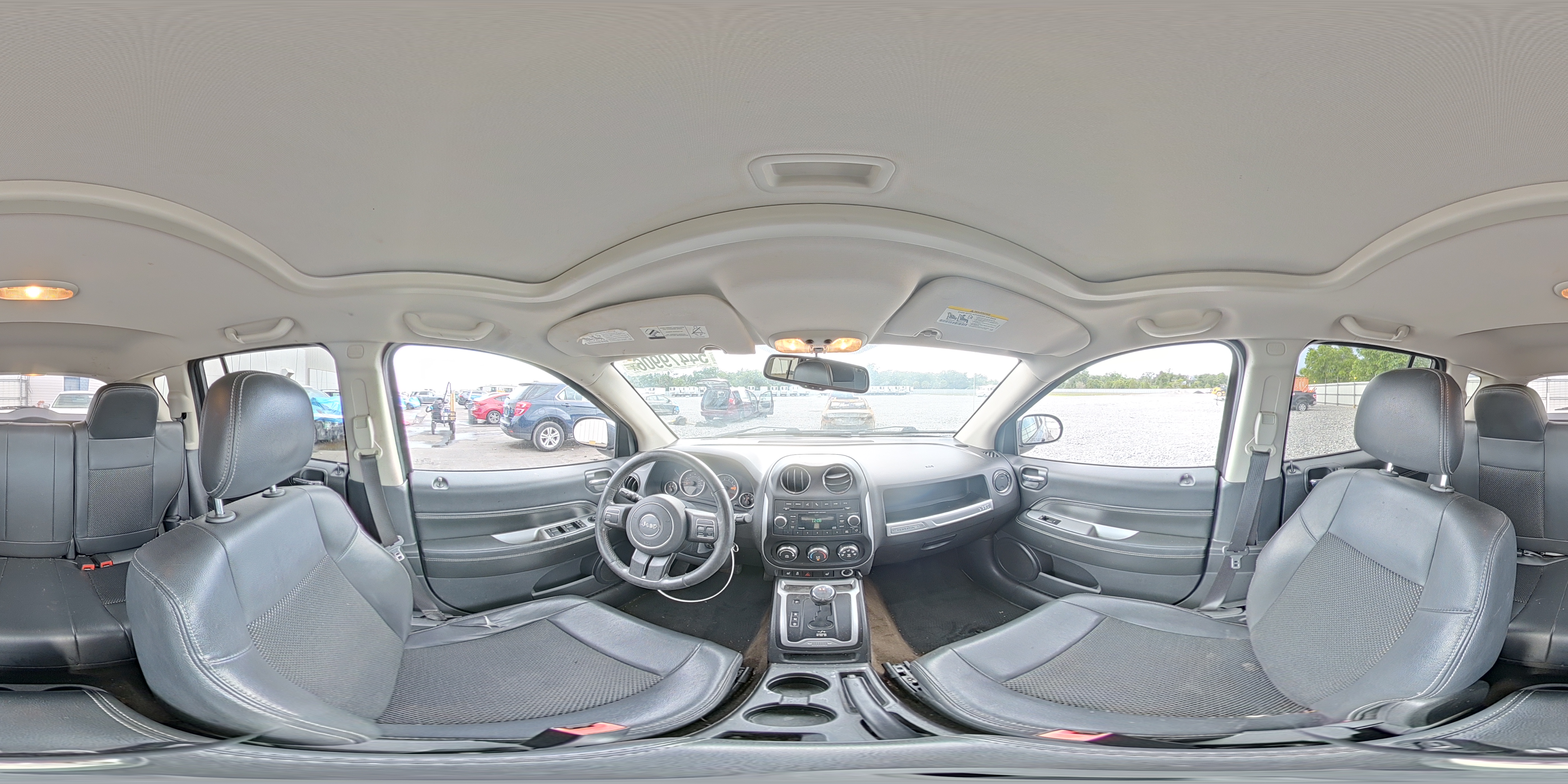 2014 Jeep Compass Latitude Black vin: 1C4NJDEB2ED623589