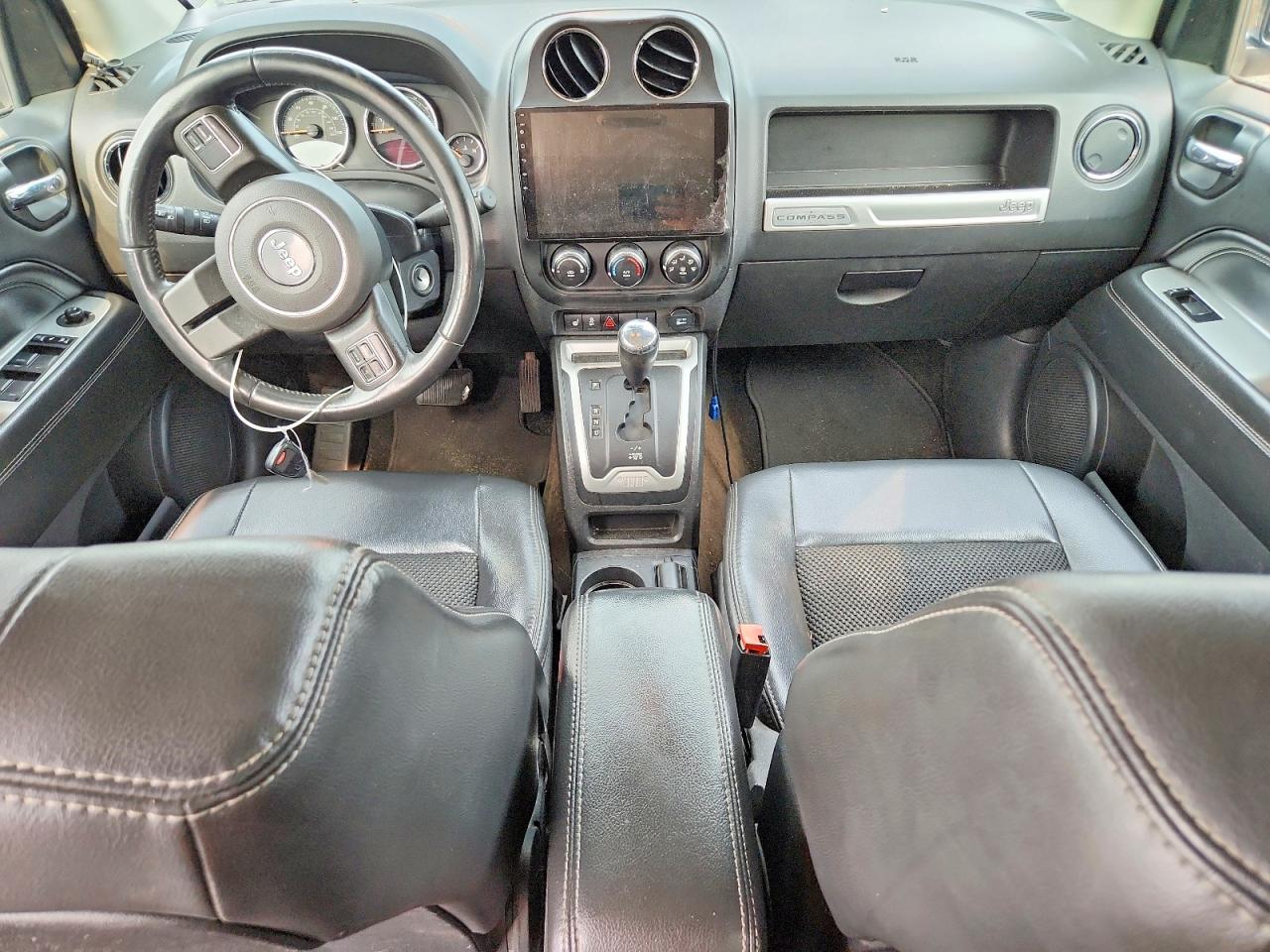 2014 Jeep Compass Latitude Black vin: 1C4NJDEB2ED626296