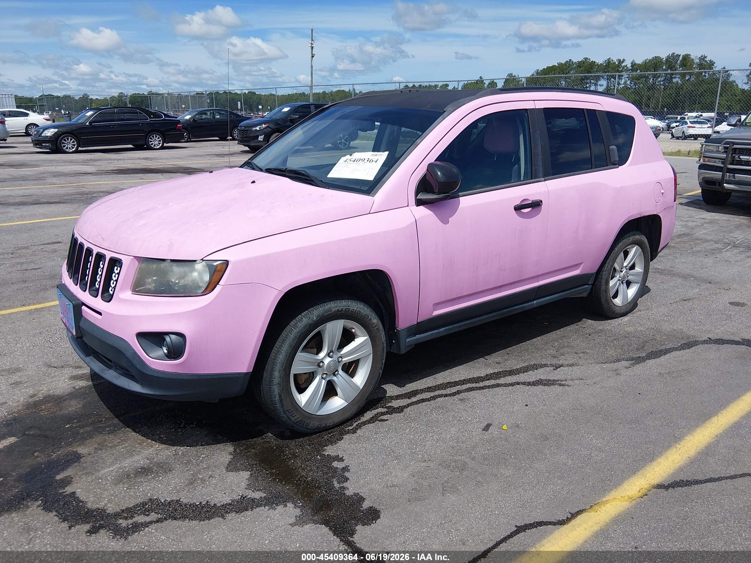 2014 Jeep Compass Latitude Pink vin: 1C4NJDEB2ED632969