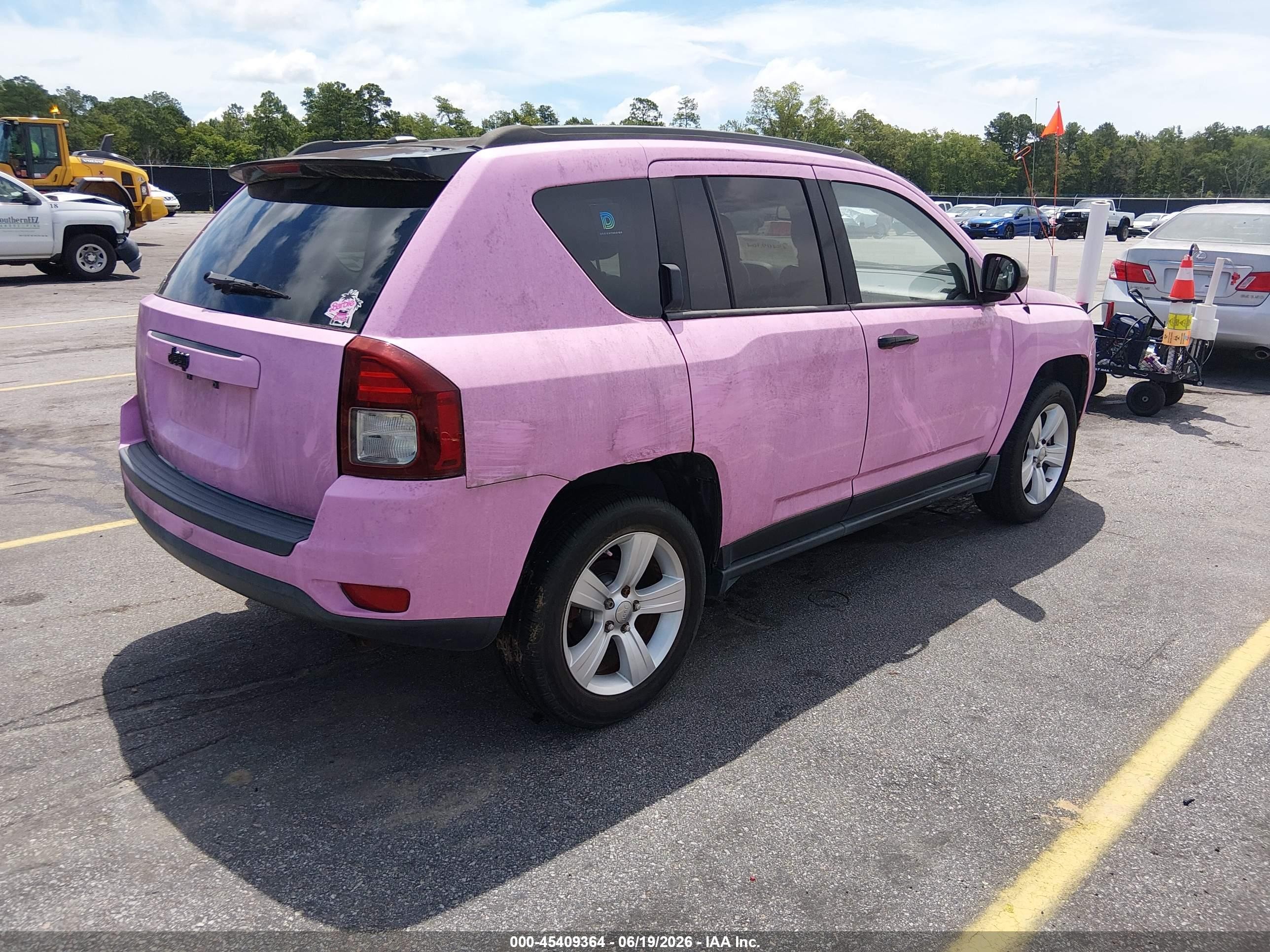 2014 Jeep Compass Latitude Pink vin: 1C4NJDEB2ED632969