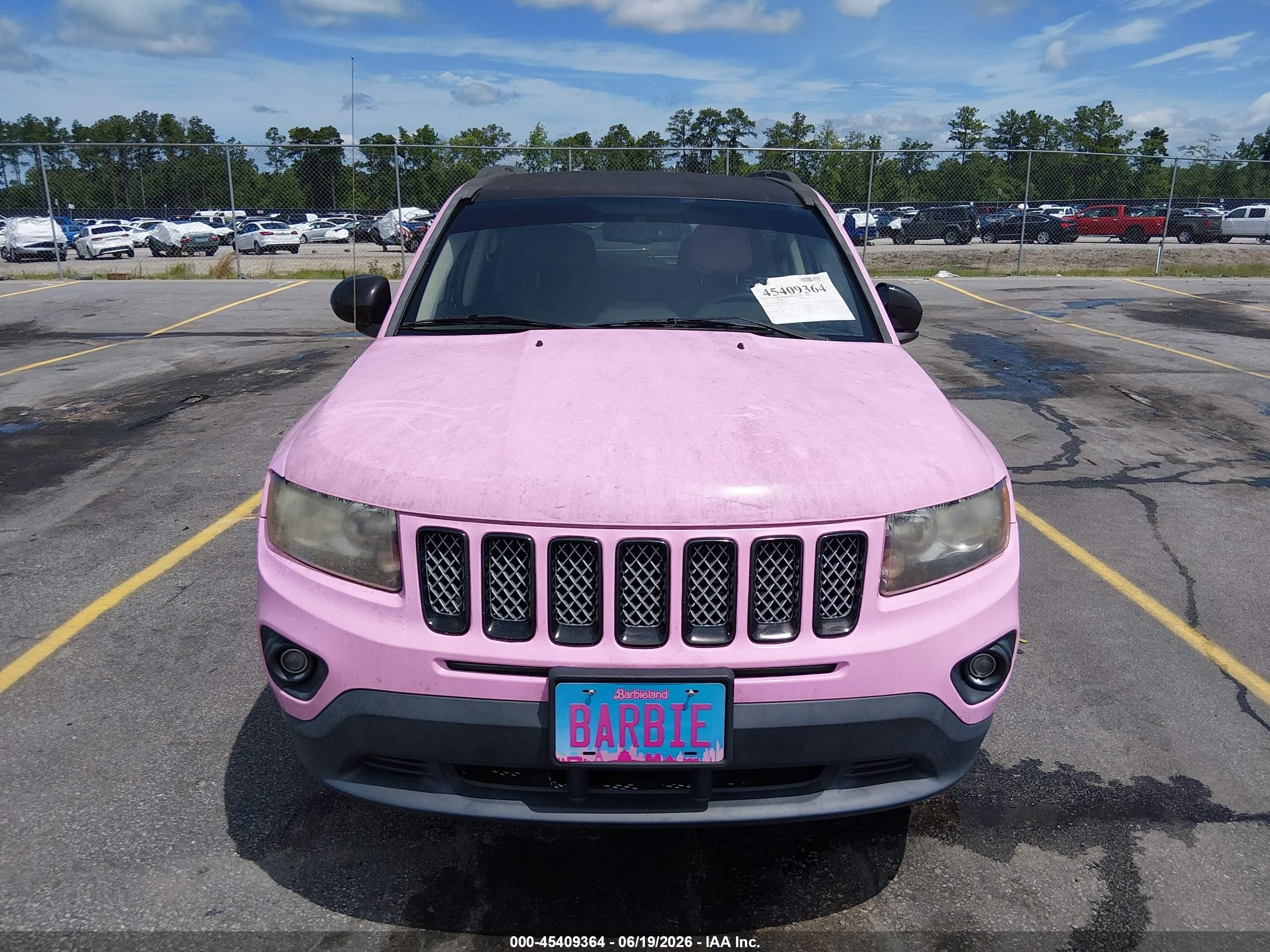 2014 Jeep Compass Latitude Pink vin: 1C4NJDEB2ED632969