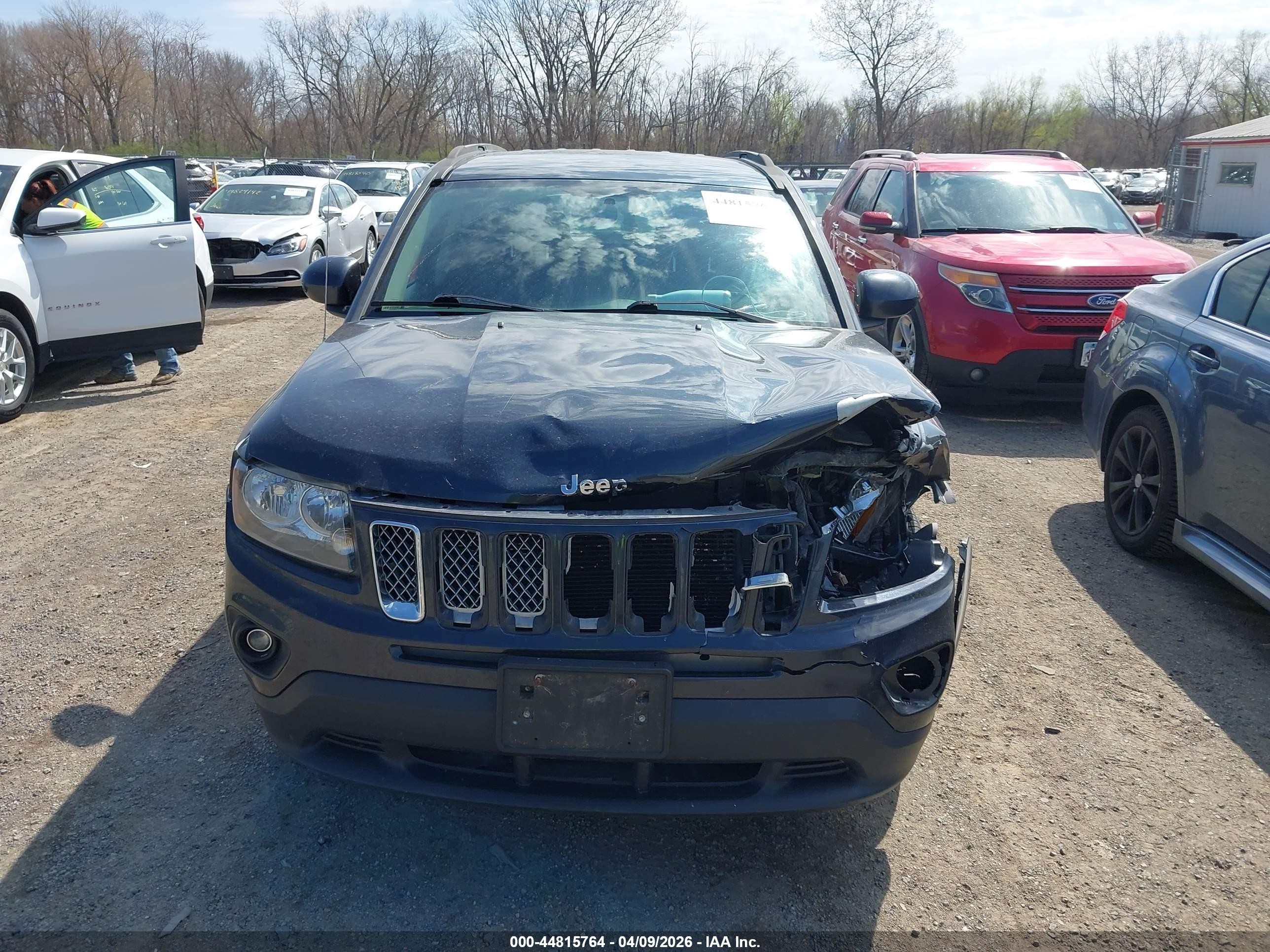 2014 Jeep Compass Latitude Dark Blue vin: 1C4NJDEB2ED665700