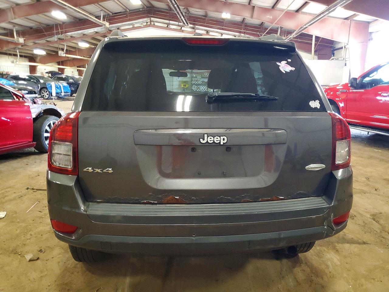 2014 Jeep Compass Latitude Brown vin: 1C4NJDEB2ED762444