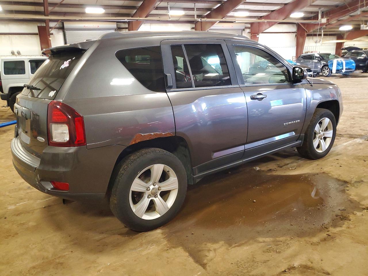 2014 Jeep Compass Latitude Brown vin: 1C4NJDEB2ED762444