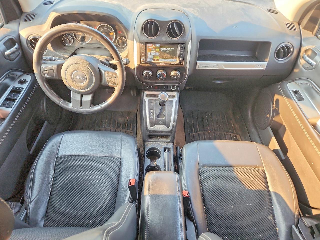 2014 Jeep Compass Latitude Black vin: 1C4NJDEB2ED809598