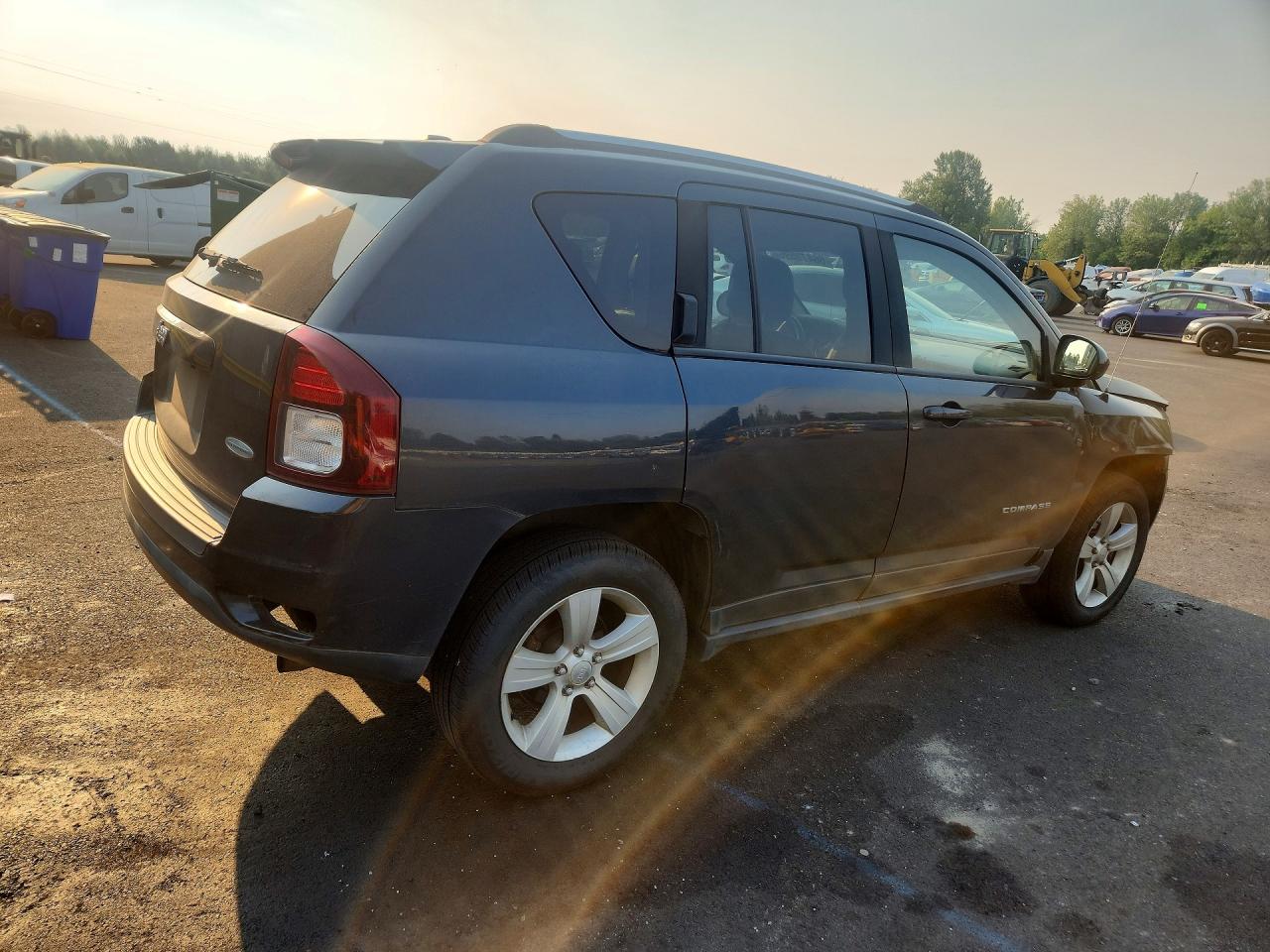 2014 Jeep Compass Latitude Black vin: 1C4NJDEB2ED809598