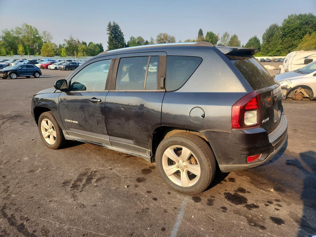 2014 Jeep Compass Latitude Black vin: 1C4NJDEB2ED809598