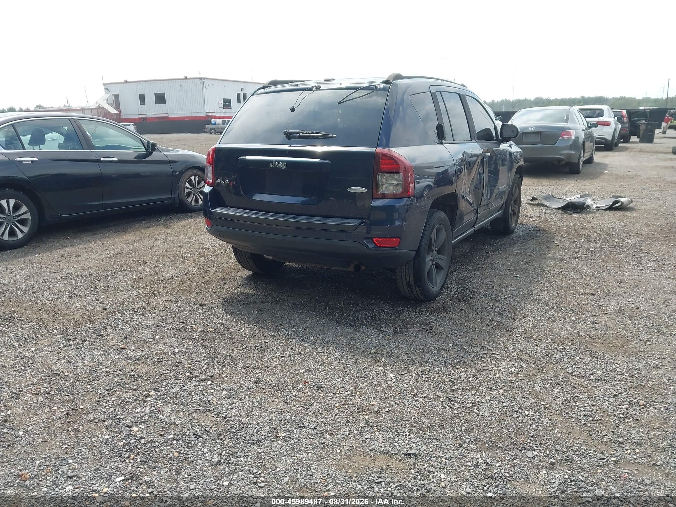 2014 Jeep Compass Latitude Blue vin: 1C4NJDEB2ED817152