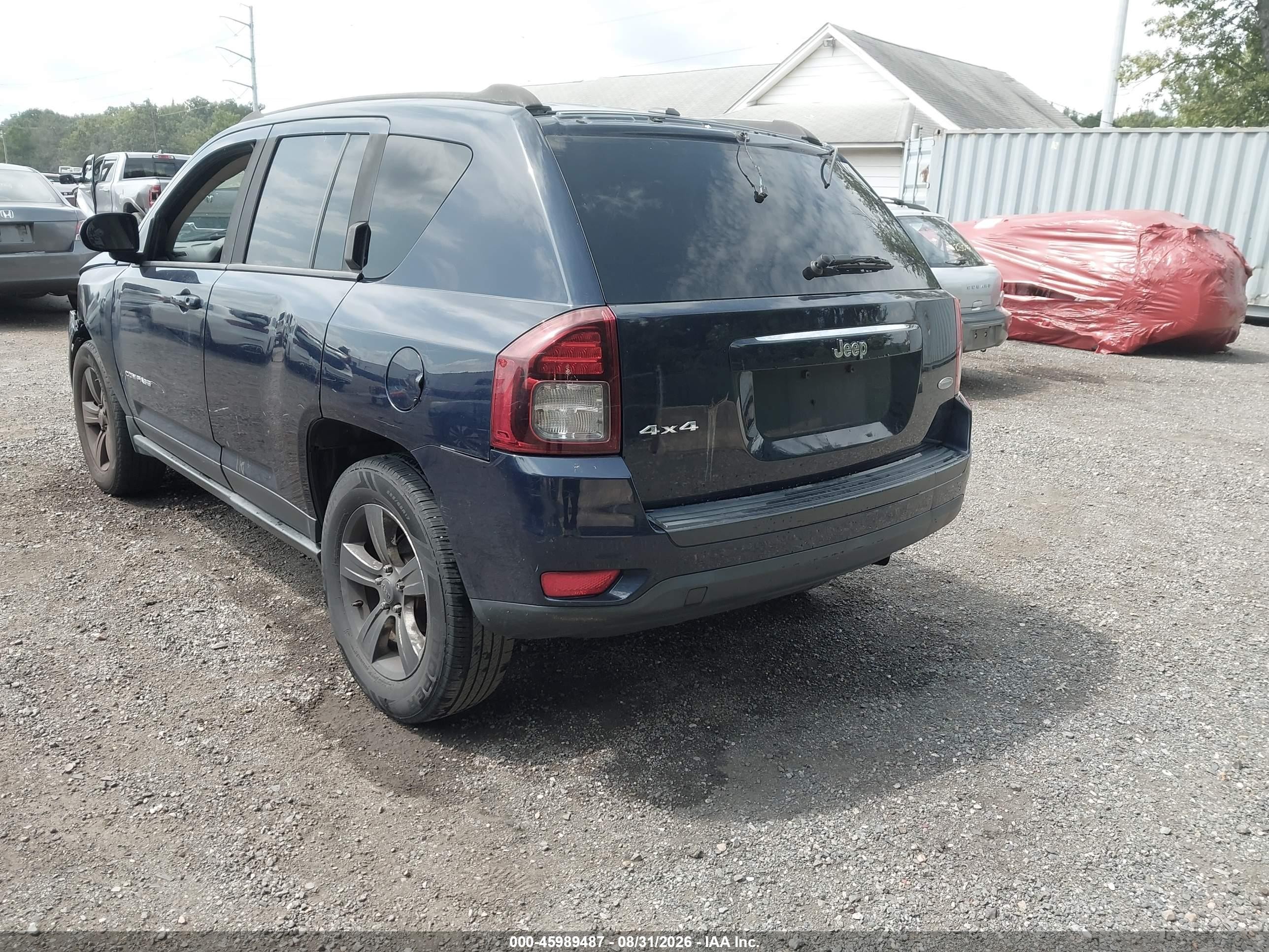 2014 Jeep Compass Latitude Blue vin: 1C4NJDEB2ED817152