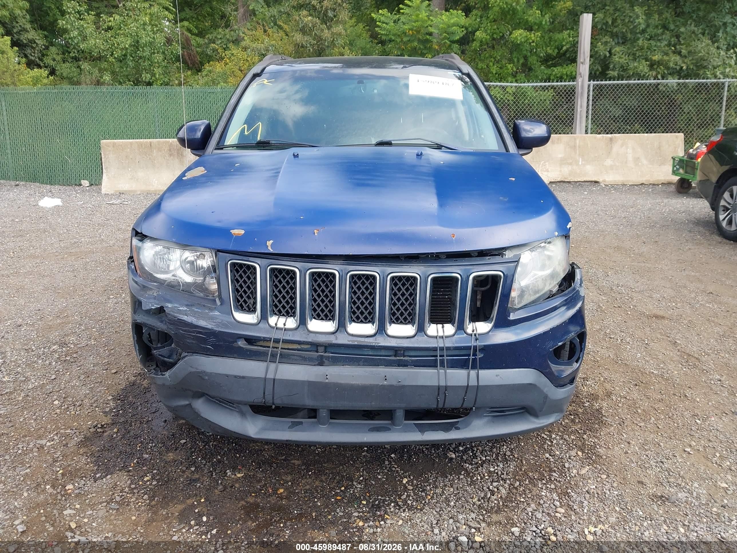 2014 Jeep Compass Latitude Blue vin: 1C4NJDEB2ED817152