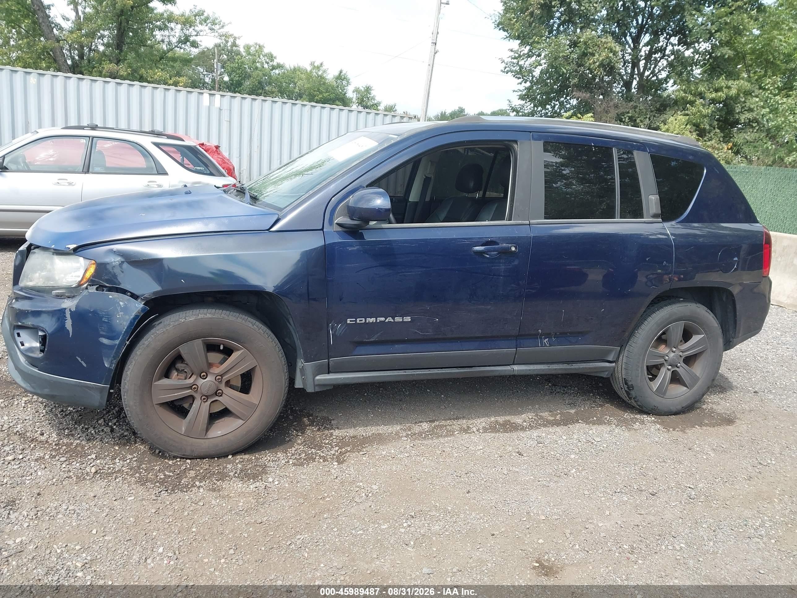 2014 Jeep Compass Latitude Blue vin: 1C4NJDEB2ED817152