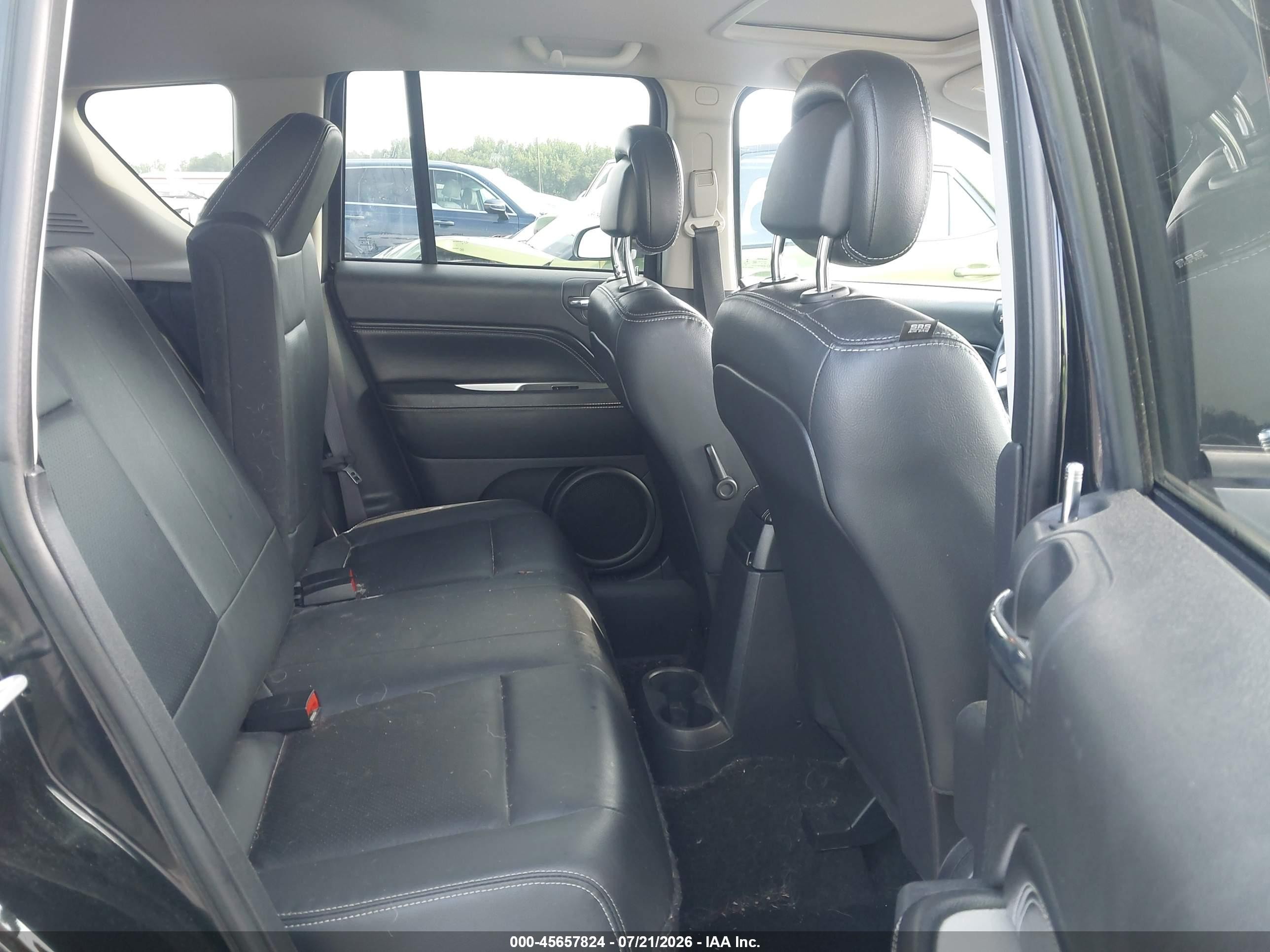 2015 Jeep Compass High Altitude Edition Black vin: 1C4NJDEB2FD120064