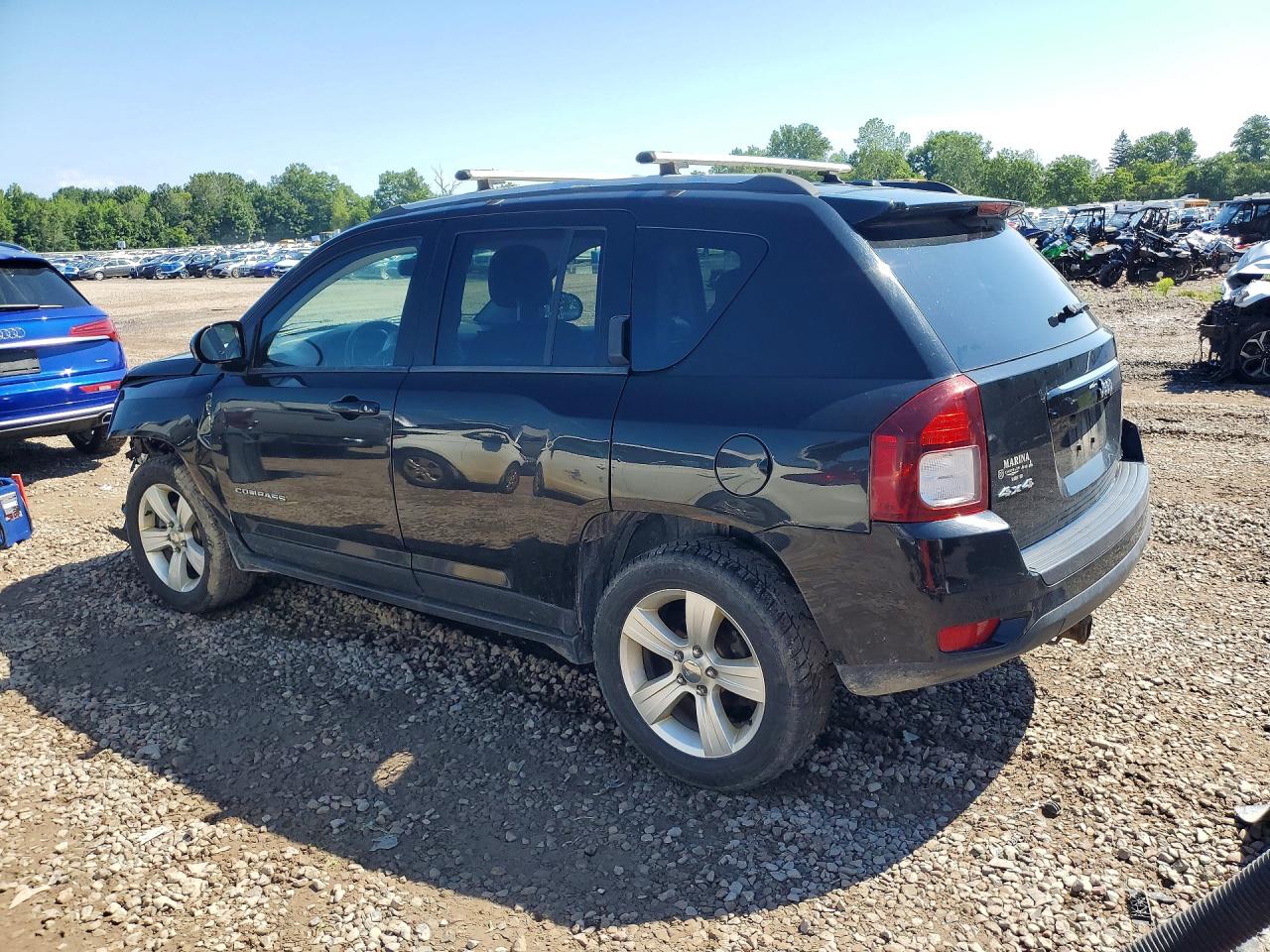 2015 Jeep Compass Latitude Black vin: 1C4NJDEB2FD208256