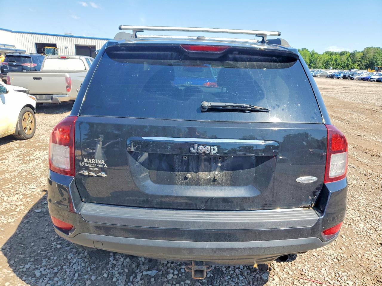 2015 Jeep Compass Latitude Black vin: 1C4NJDEB2FD208256