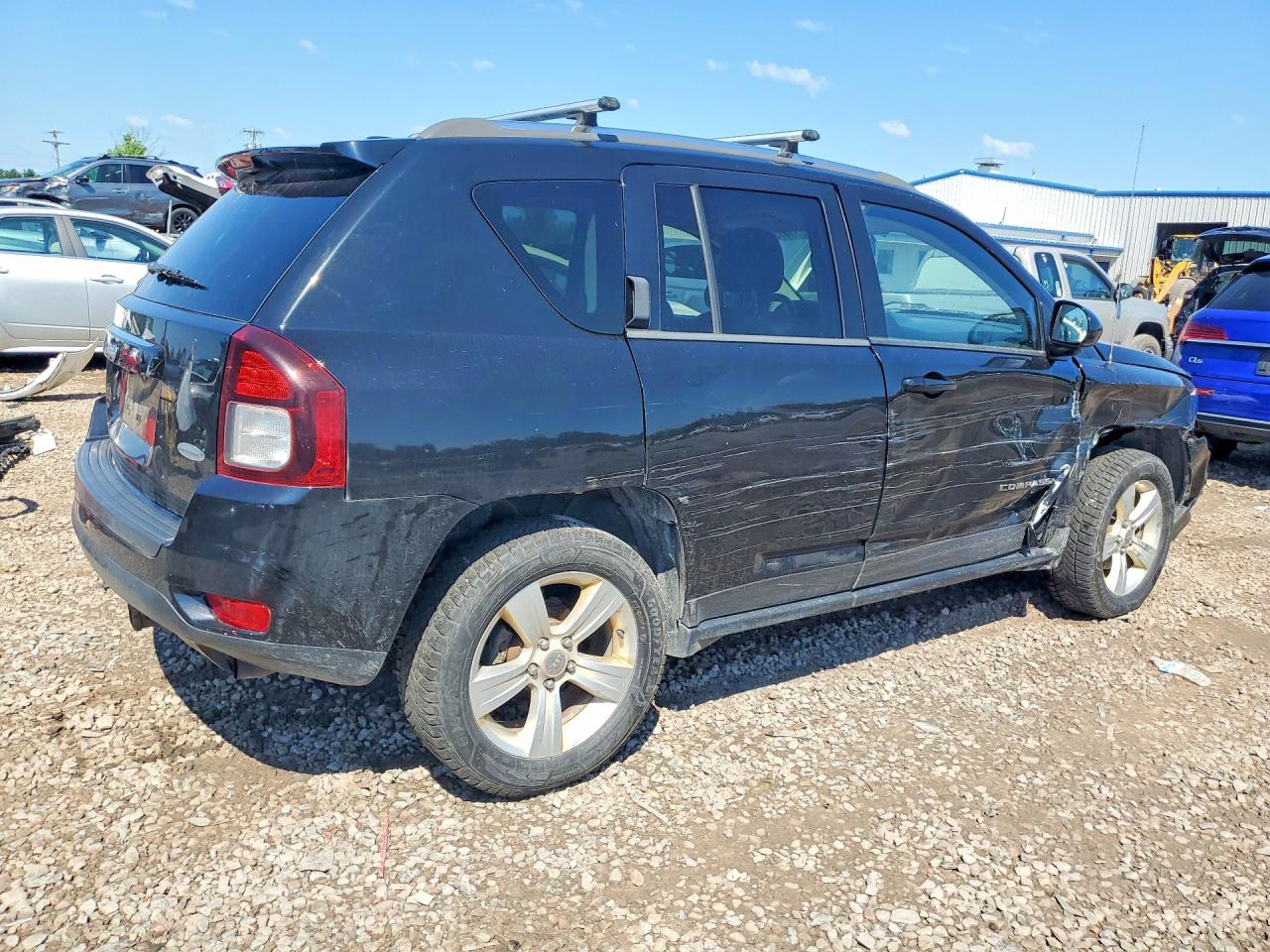 2015 Jeep Compass Latitude Black vin: 1C4NJDEB2FD208256