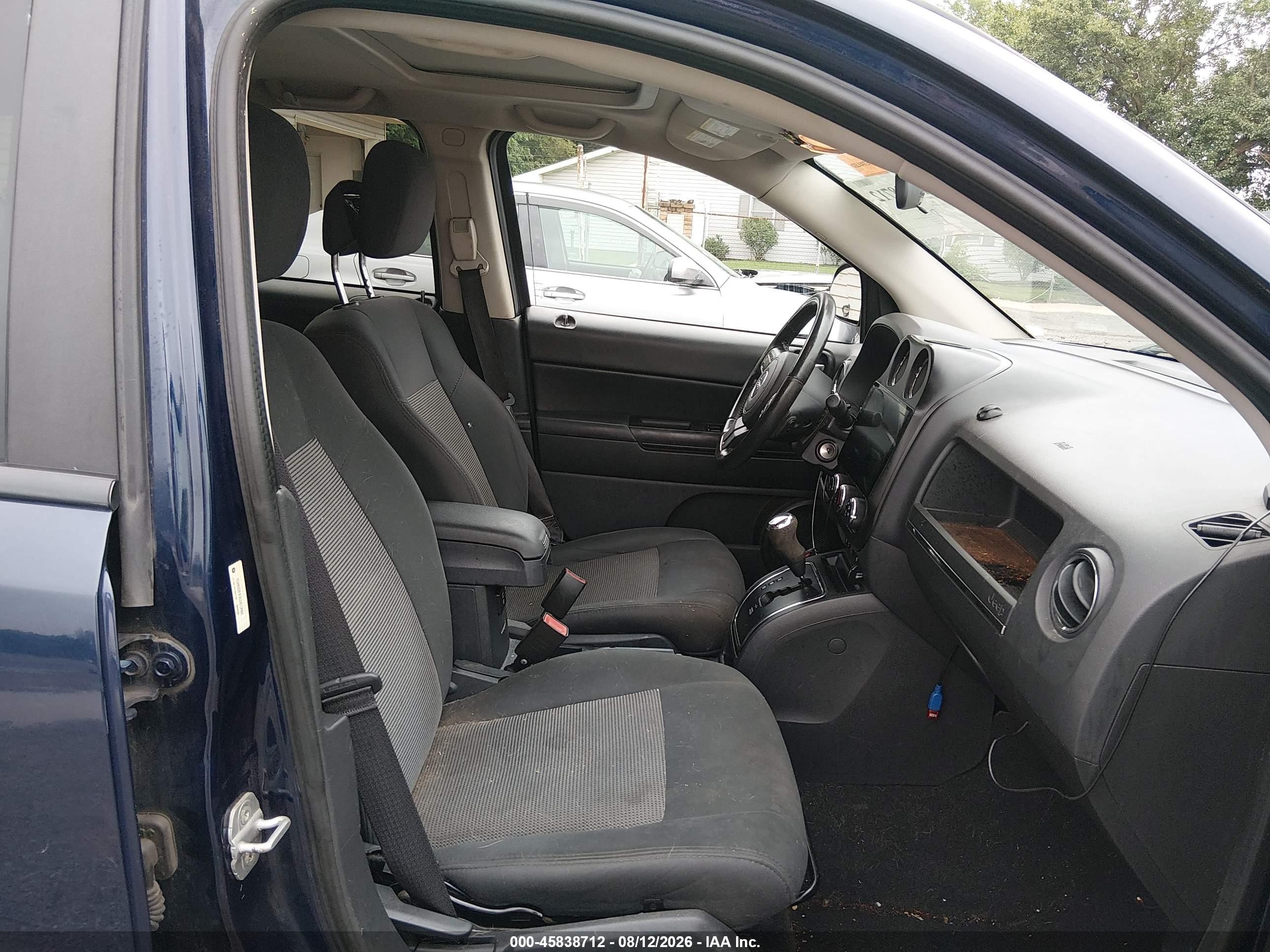 2012 Jeep Compass Latitude Синий vin: 1C4NJDEB3CD613084