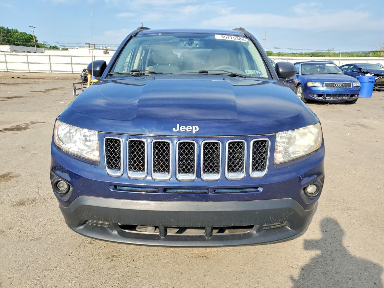 2012 Jeep Compass Latitude Синий vin: 1C4NJDEB3CD630600