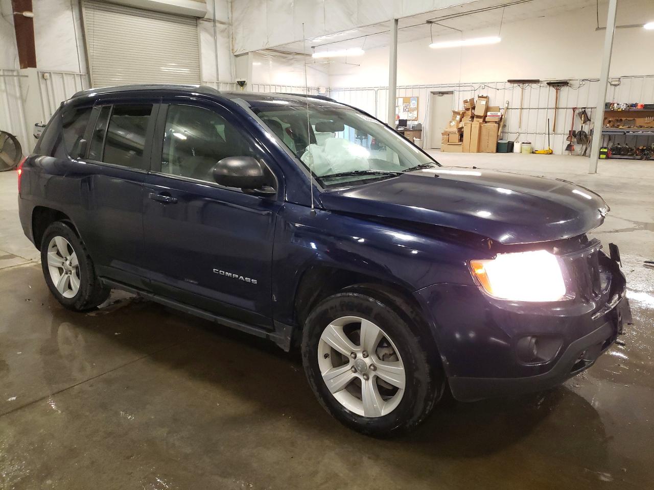 2013 Jeep Compass Latitude Синий vin: 1C4NJDEB3DD168427