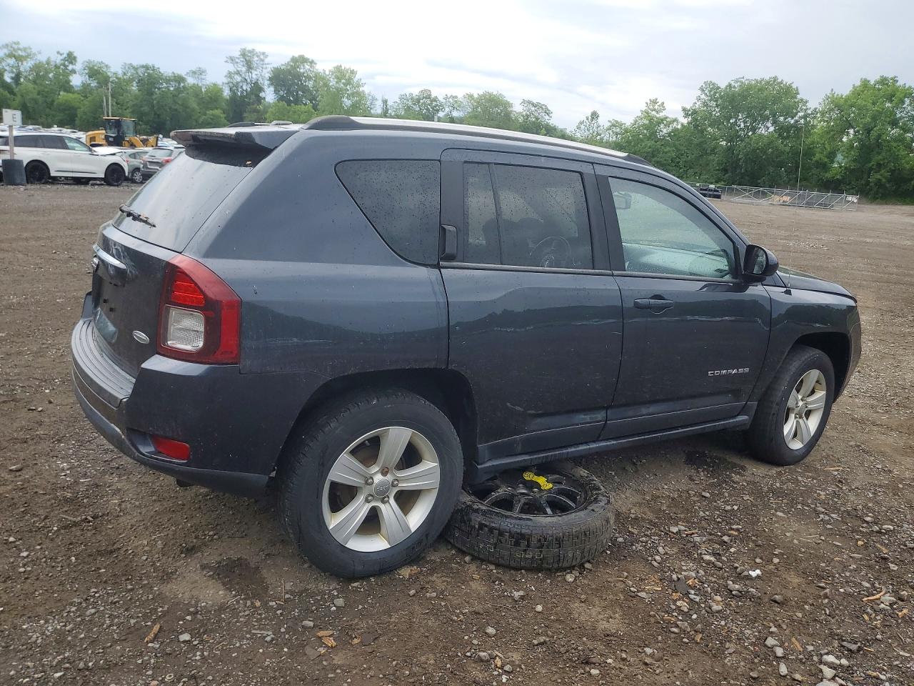 2014 Jeep Compass Latitude Black vin: 1C4NJDEB3ED530824