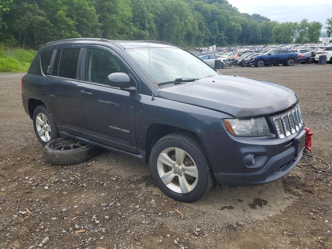 2014 Jeep Compass Latitude Black vin: 1C4NJDEB3ED530824