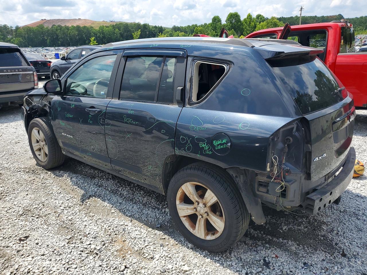 2014 Jeep Compass Latitude Charcoal vin: 1C4NJDEB3ED689343