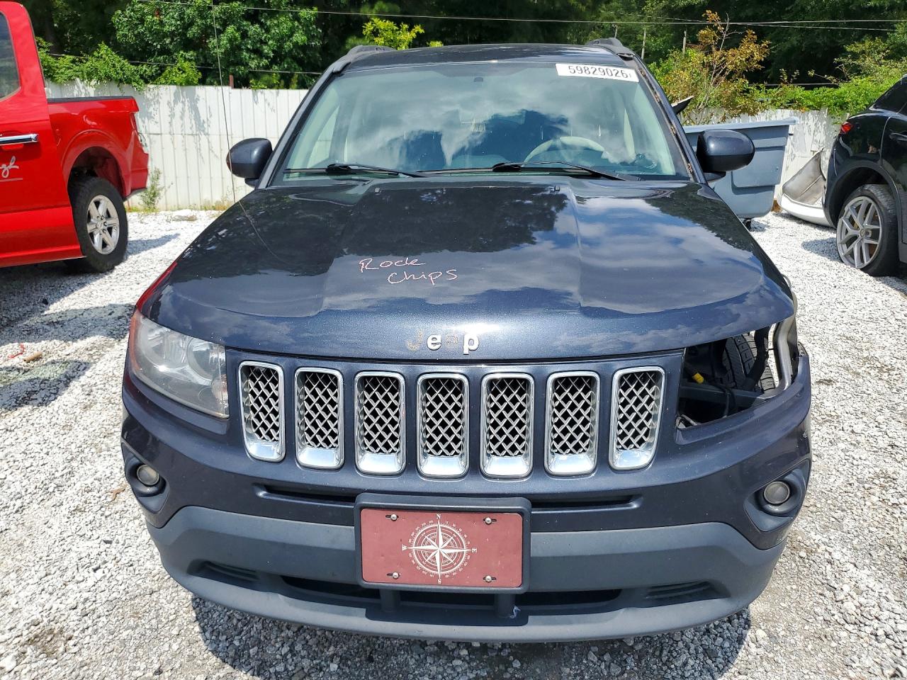 2014 Jeep Compass Latitude Charcoal vin: 1C4NJDEB3ED689343