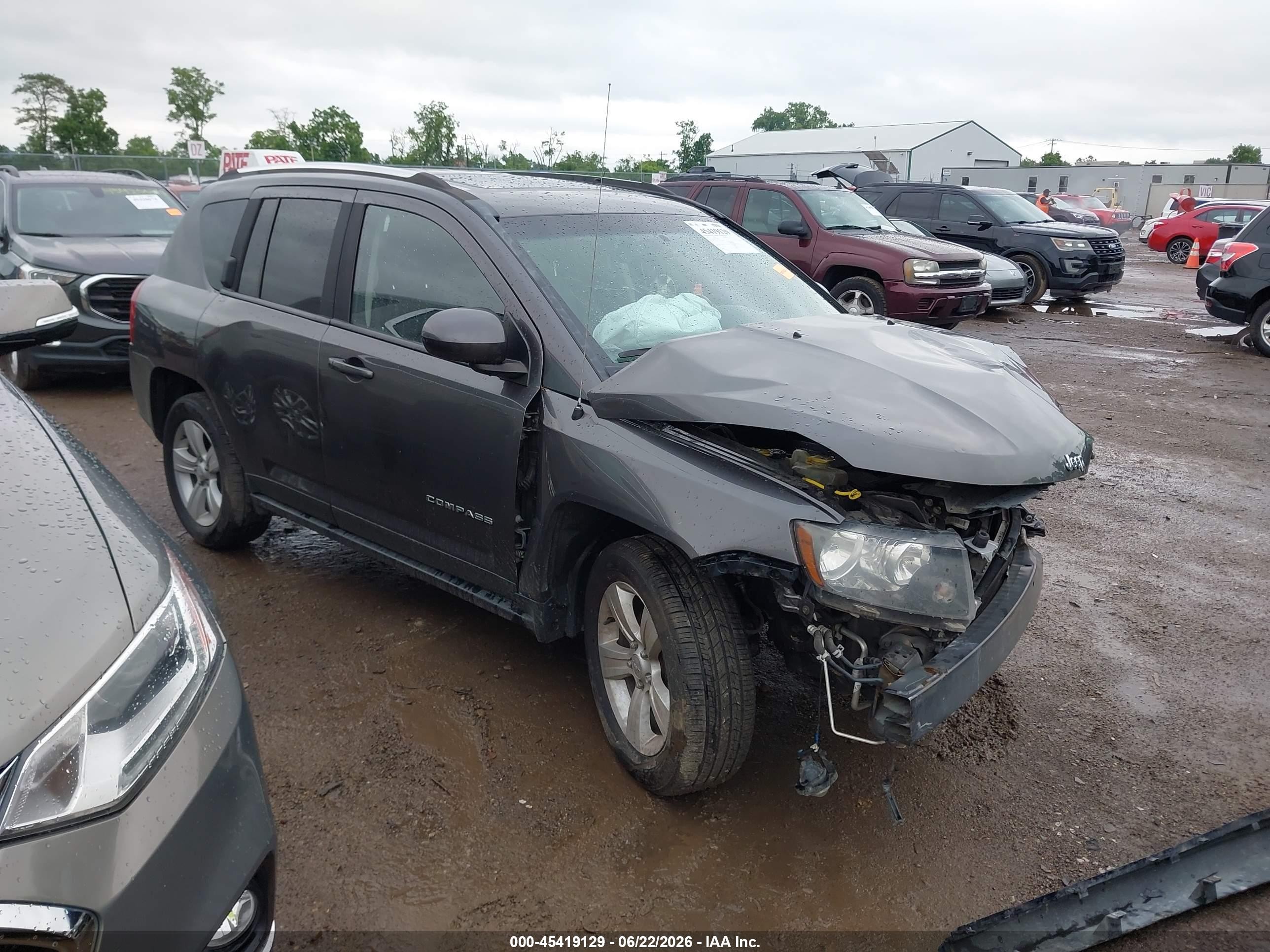 2015 Jeep Compass High Altitude Edition Gray vin: 1C4NJDEB3FD208038