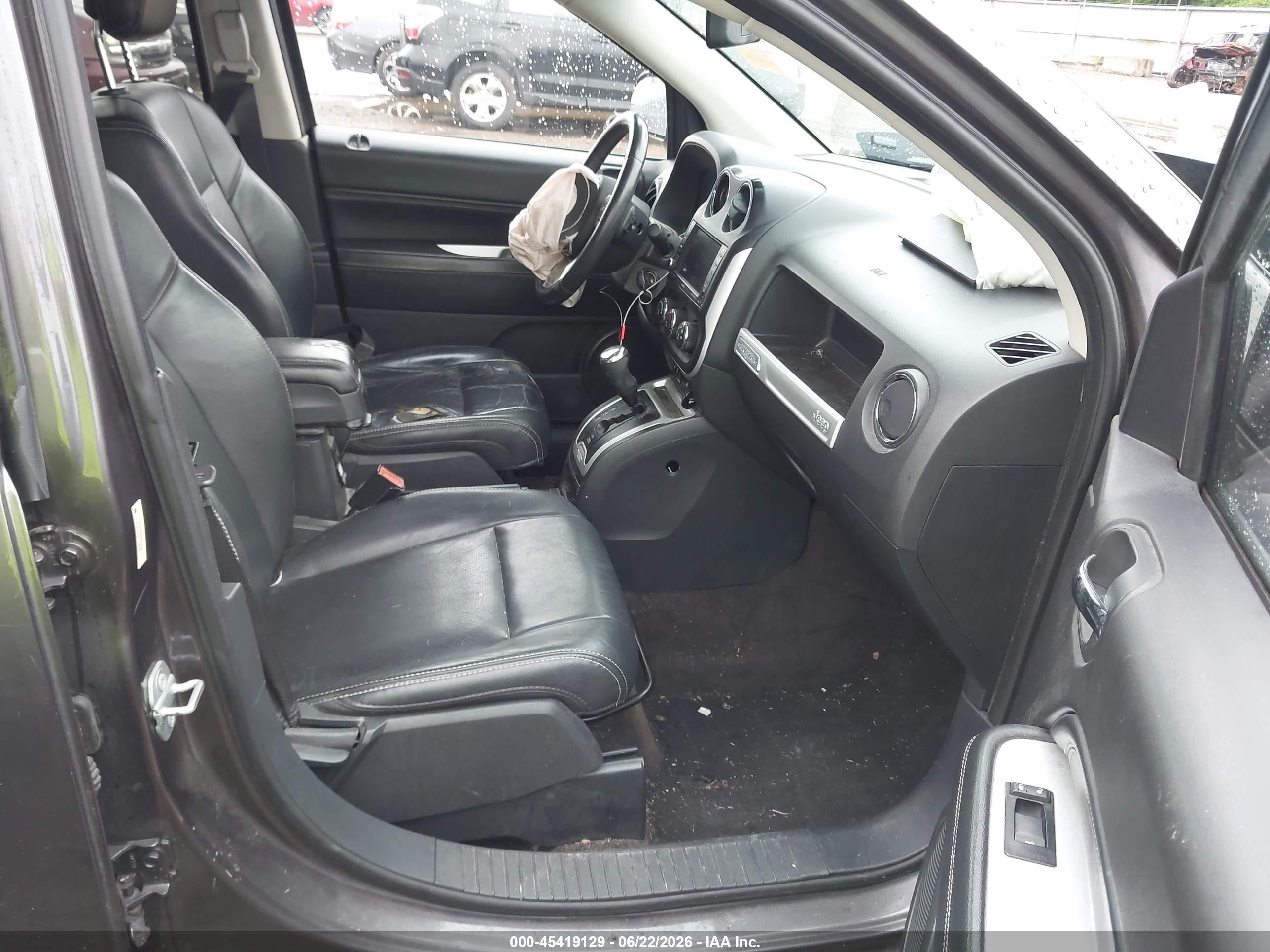 2015 Jeep Compass High Altitude Edition Серый vin: 1C4NJDEB3FD208038