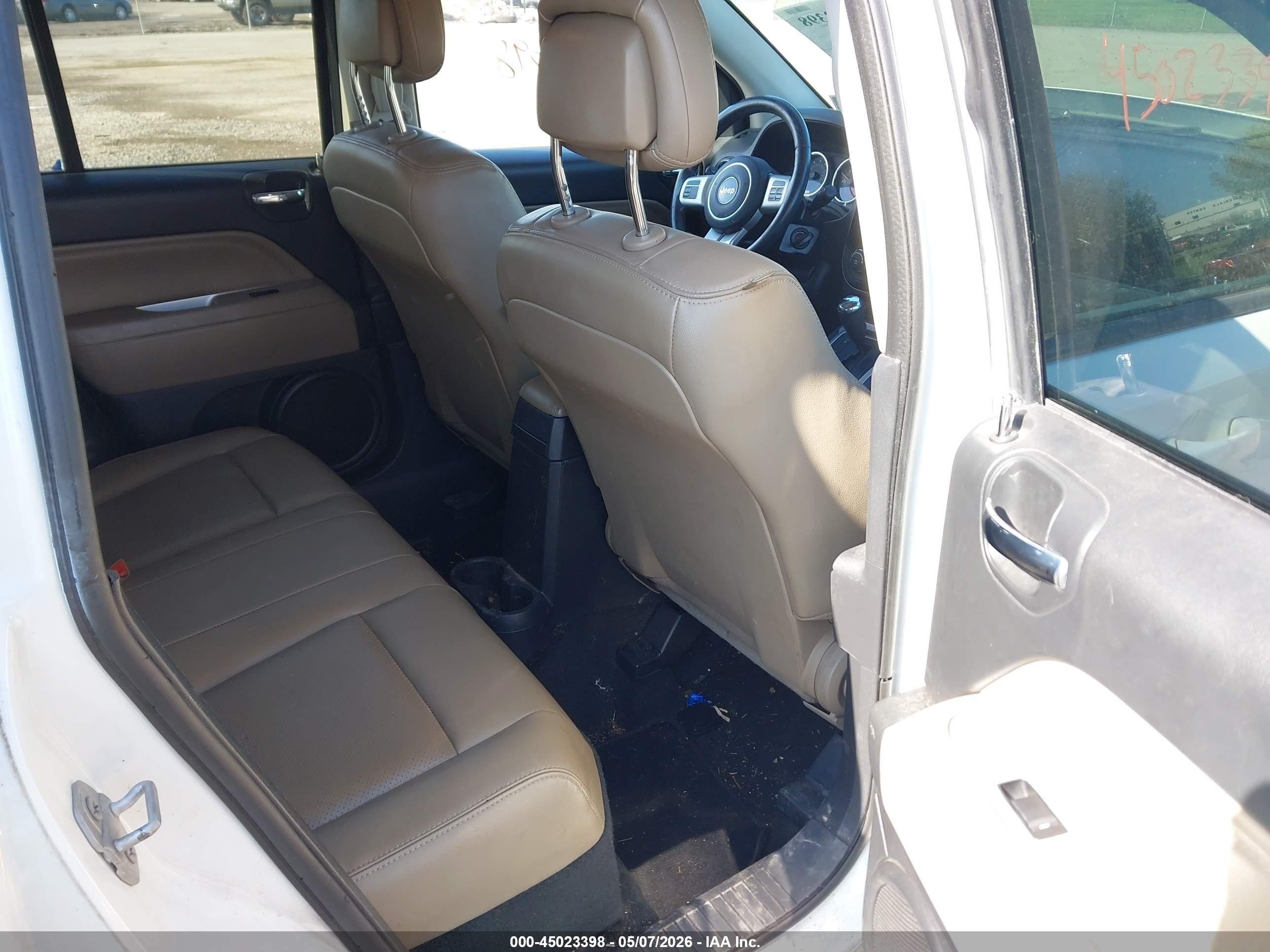2015 Jeep Compass High Altitude Edition White vin: 1C4NJDEB3FD216866