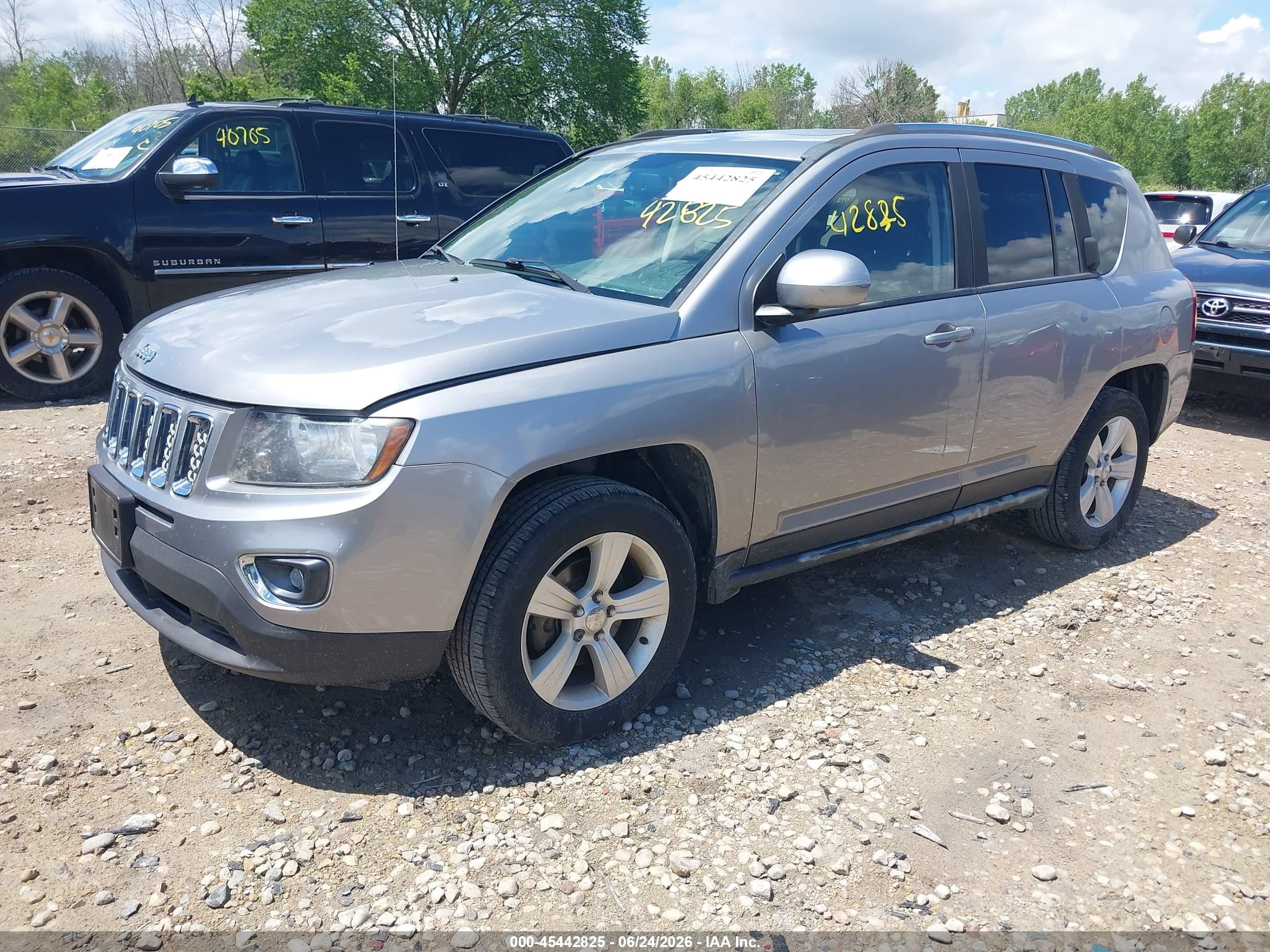 2015 Jeep Compass High Altitude Edition Серый vin: 1C4NJDEB3FD304073