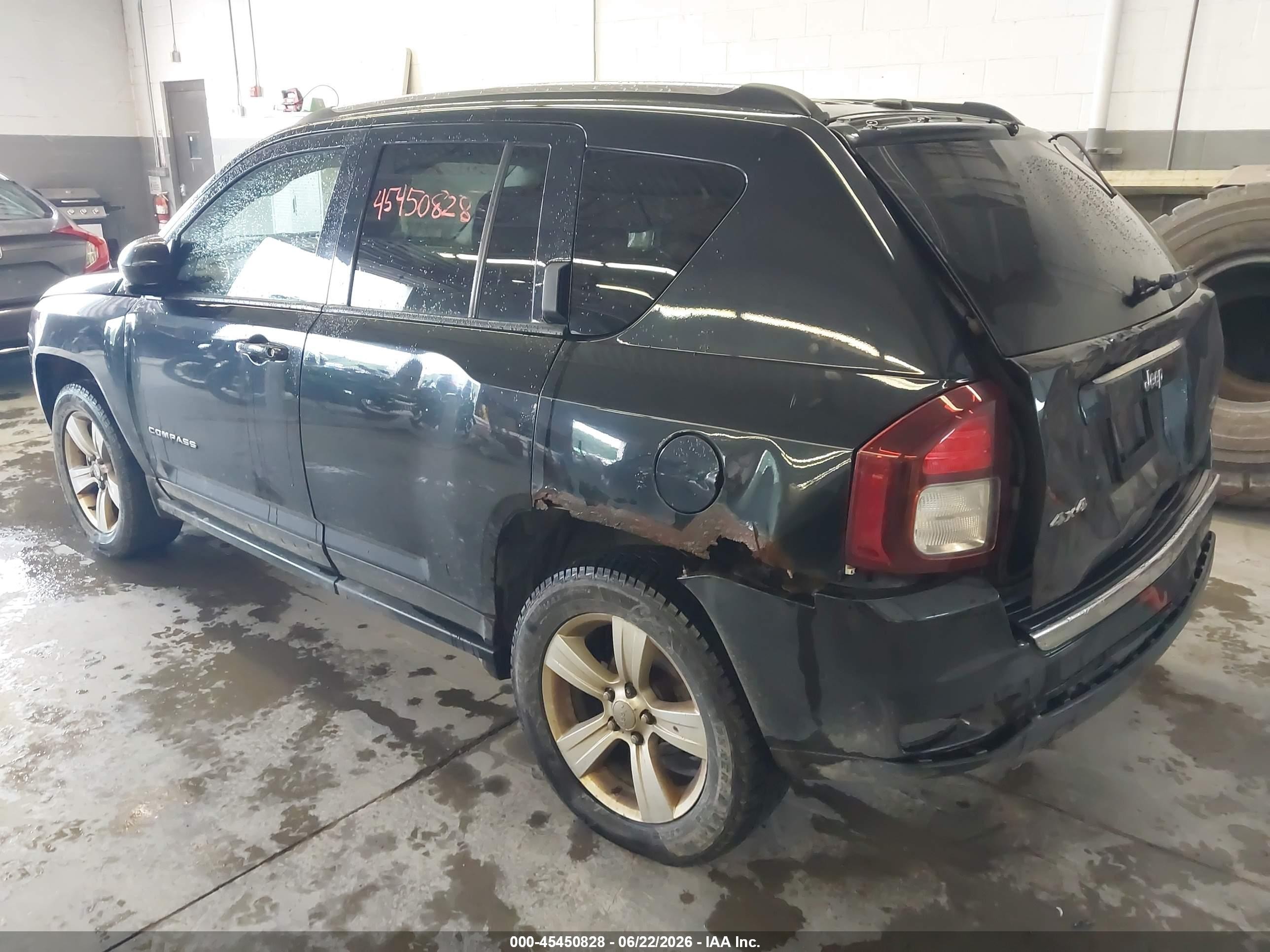 2015 Jeep Compass High Altitude Edition Black vin: 1C4NJDEB3FD304140