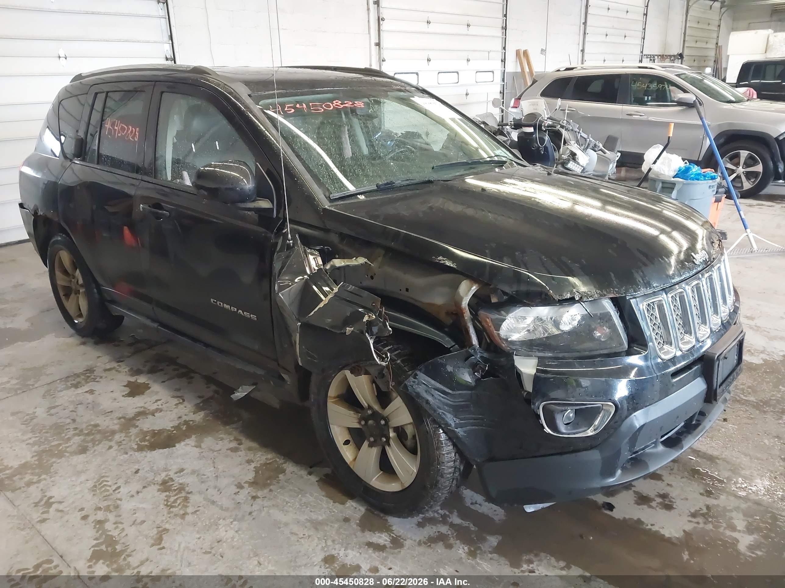 2015 Jeep Compass High Altitude Edition Black vin: 1C4NJDEB3FD304140