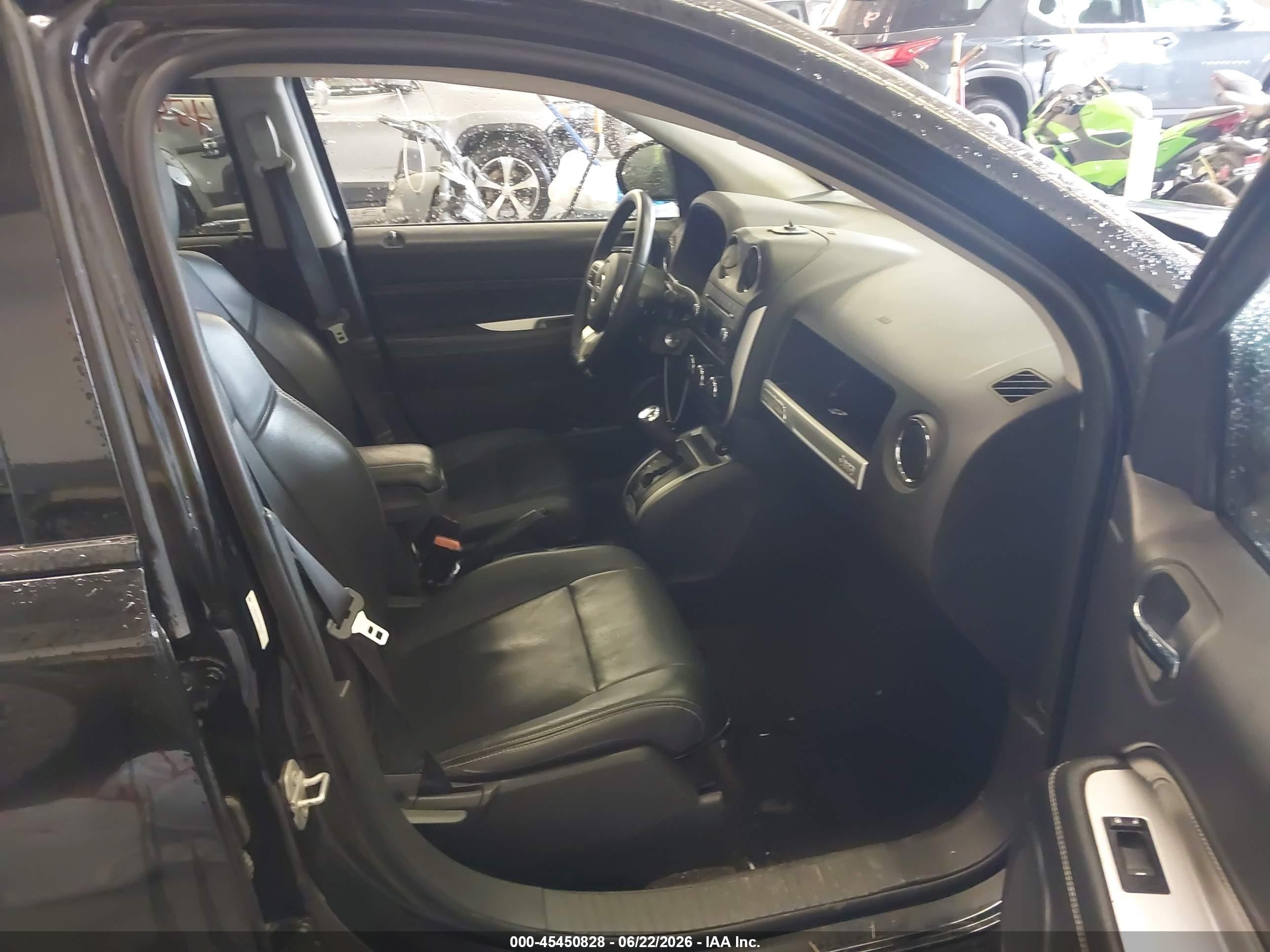 2015 Jeep Compass High Altitude Edition Black vin: 1C4NJDEB3FD304140