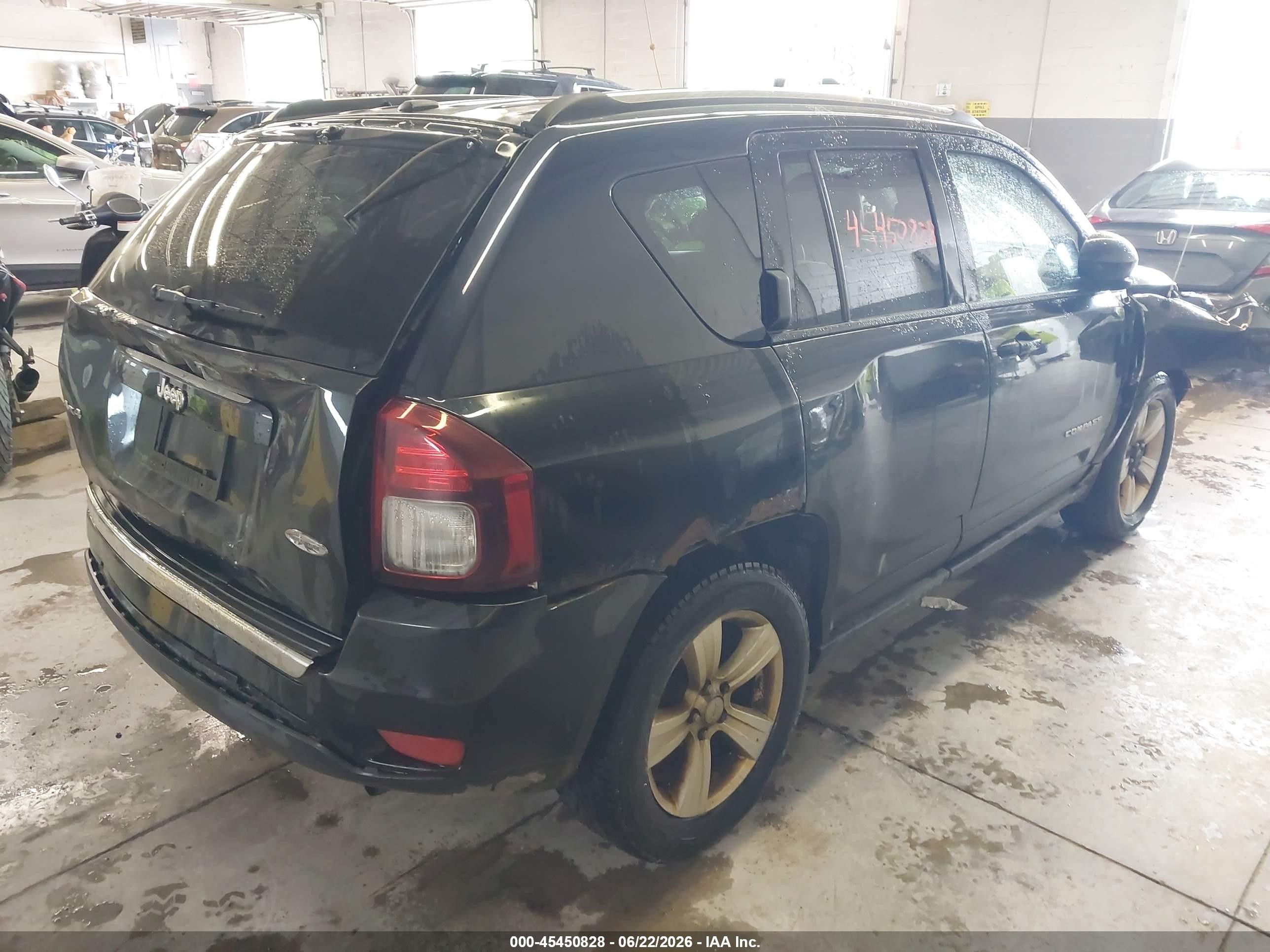 2015 Jeep Compass High Altitude Edition Black vin: 1C4NJDEB3FD304140