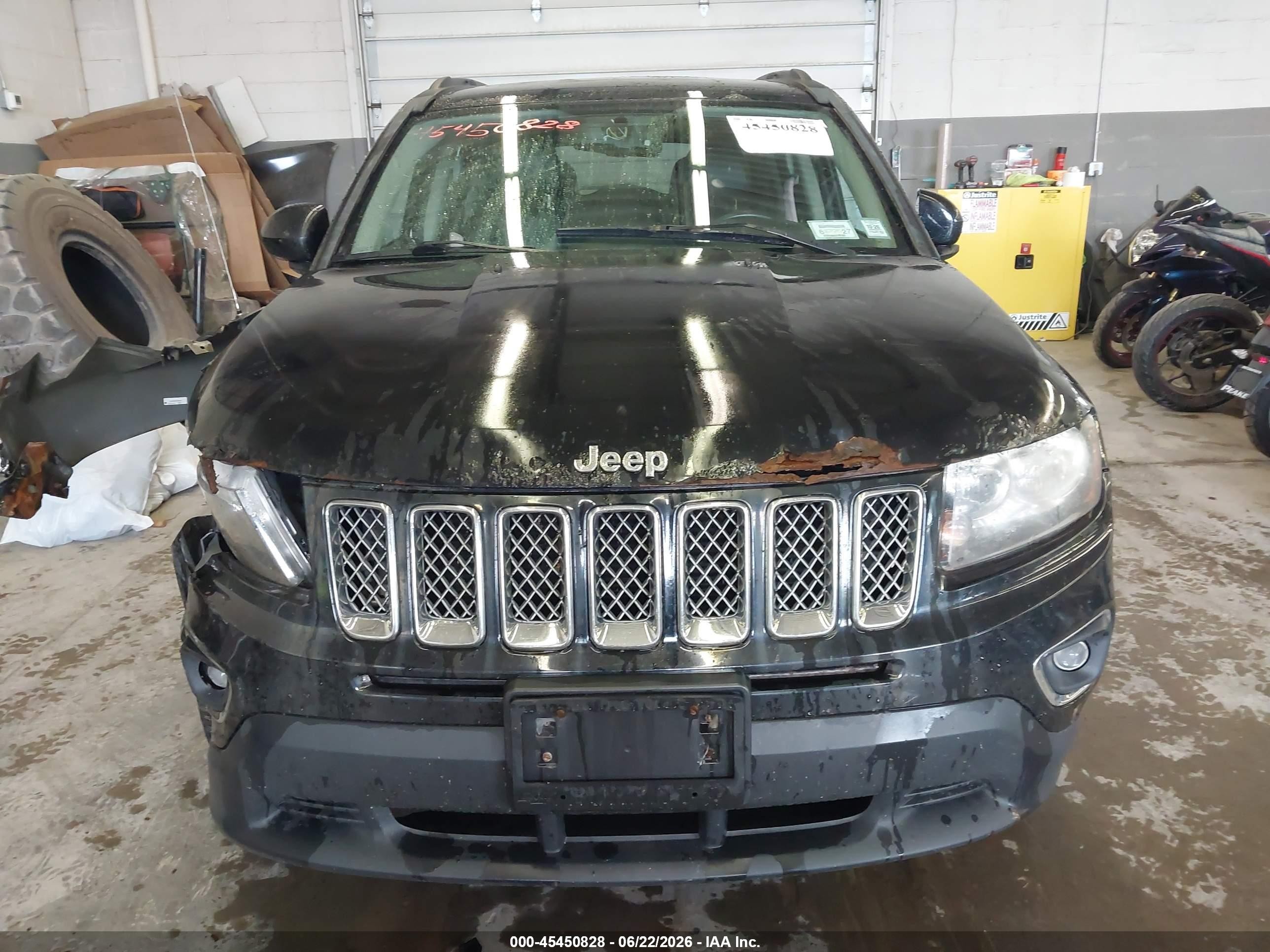 2015 Jeep Compass High Altitude Edition Black vin: 1C4NJDEB3FD304140