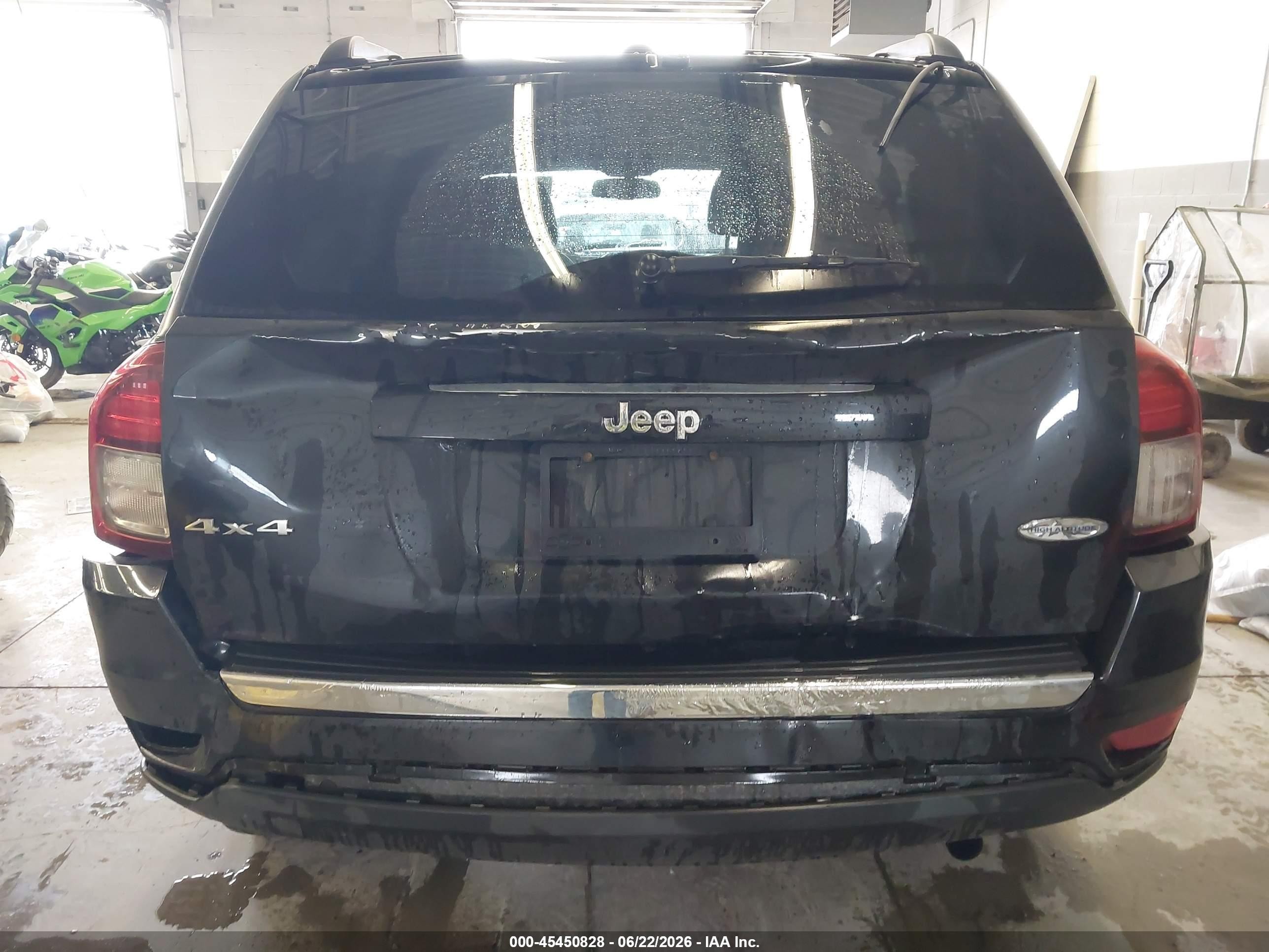 2015 Jeep Compass High Altitude Edition Black vin: 1C4NJDEB3FD304140