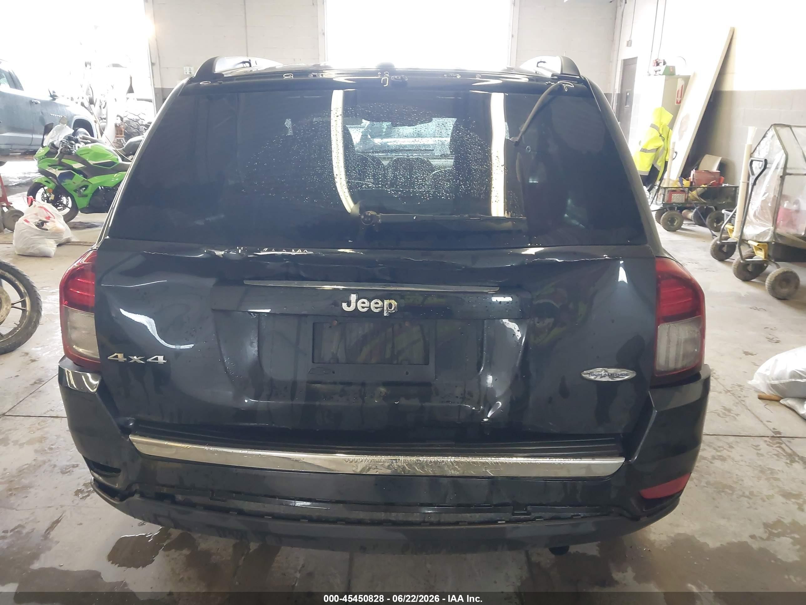 2015 Jeep Compass High Altitude Edition Black vin: 1C4NJDEB3FD304140