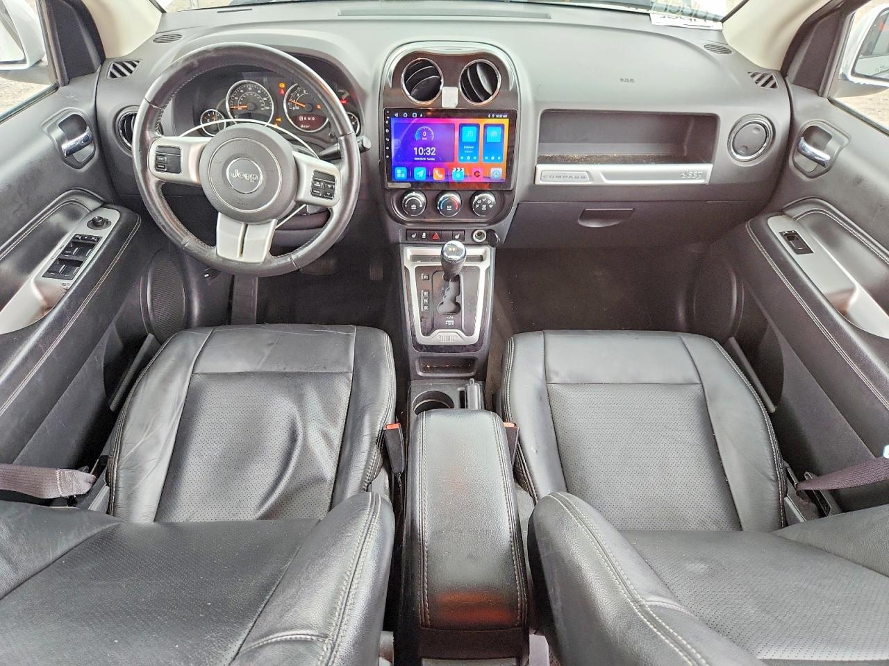 2015 Jeep Compass Latitude White vin: 1C4NJDEB3FD427291