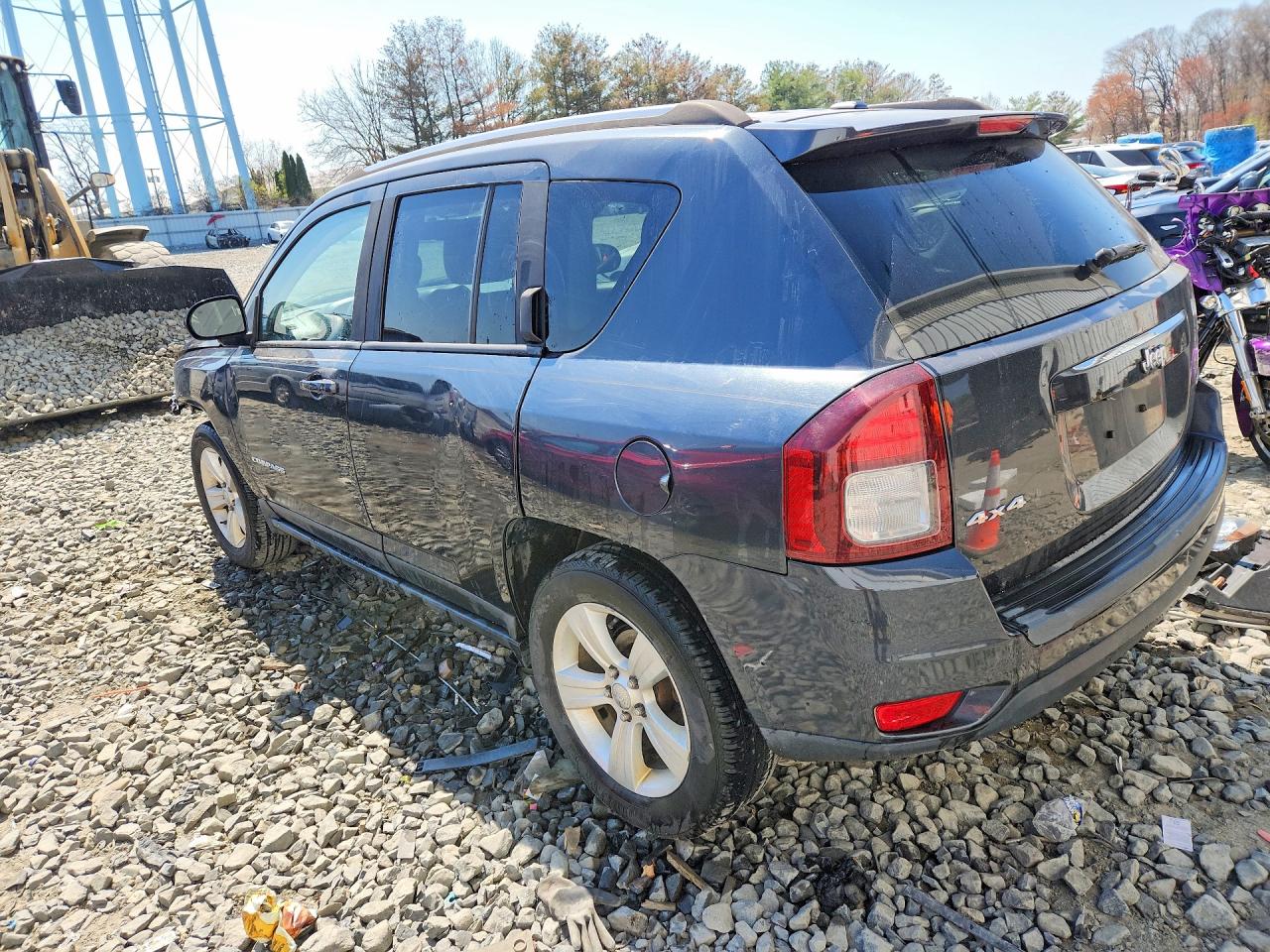 2014 Jeep Compass Latitude Black vin: 1C4NJDEB4ED816178