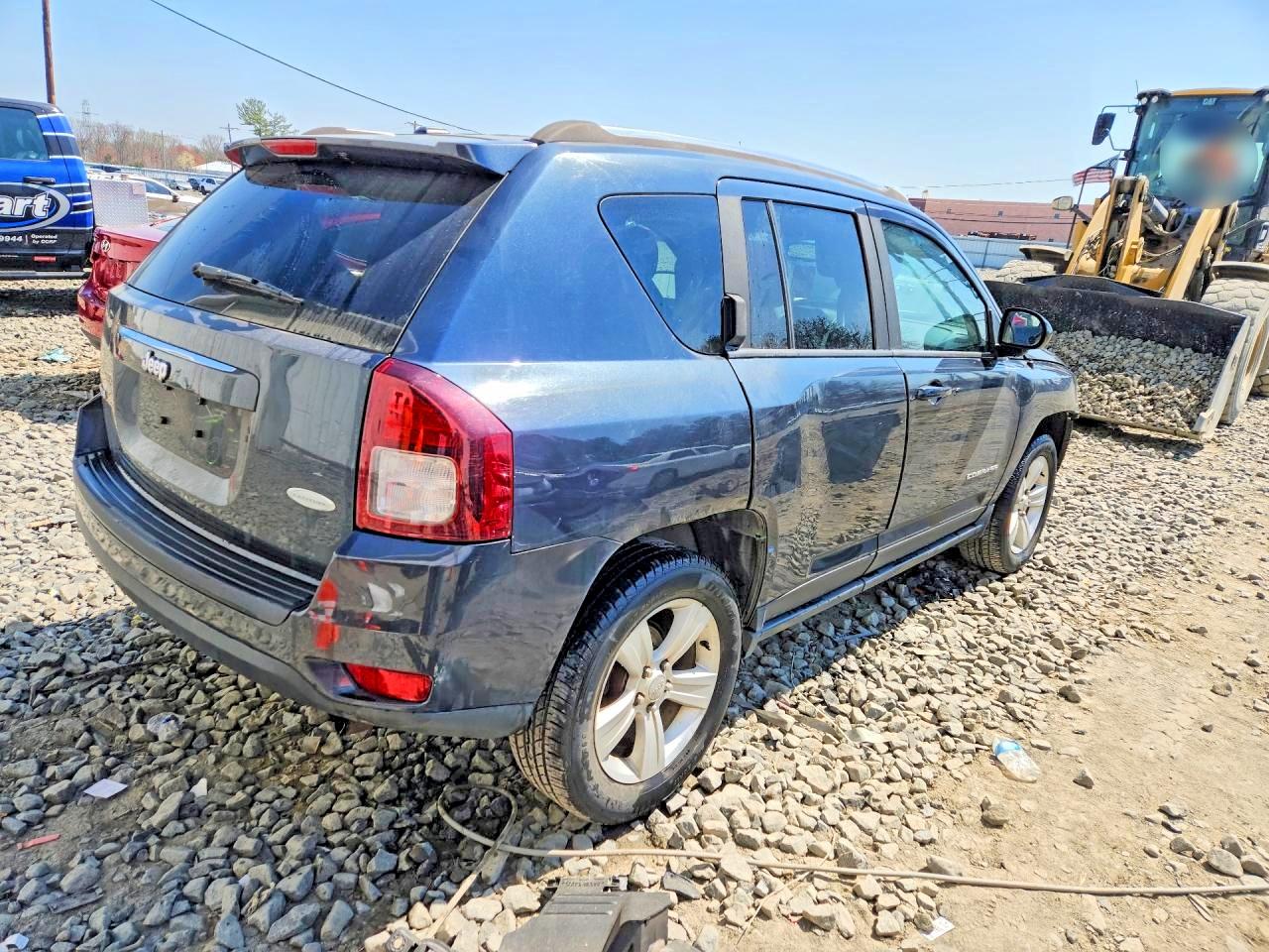 2014 Jeep Compass Latitude Black vin: 1C4NJDEB4ED816178