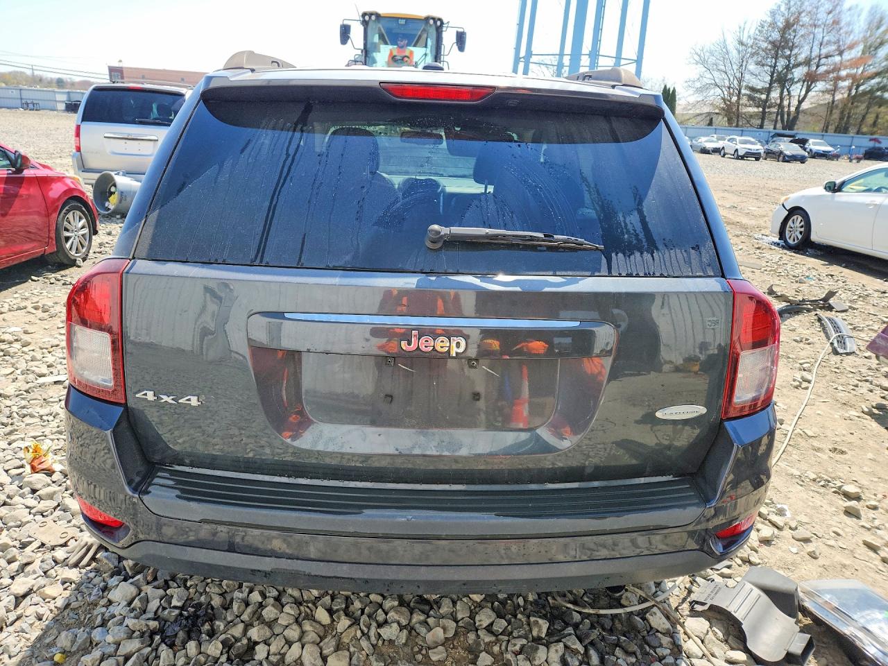 2014 Jeep Compass Latitude Black vin: 1C4NJDEB4ED816178