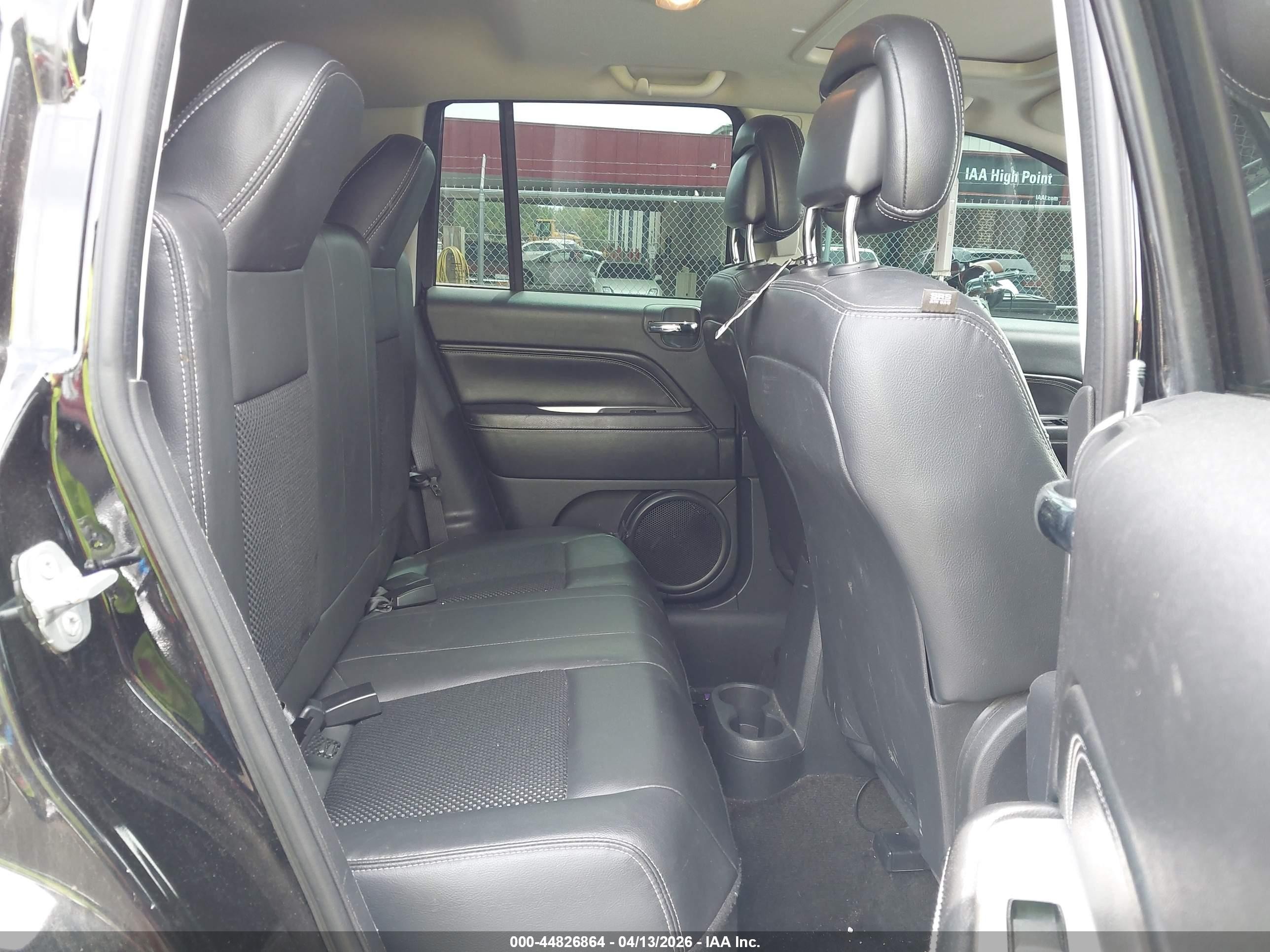 2014 Jeep Compass Latitude Black vin: 1C4NJDEB4ED884089