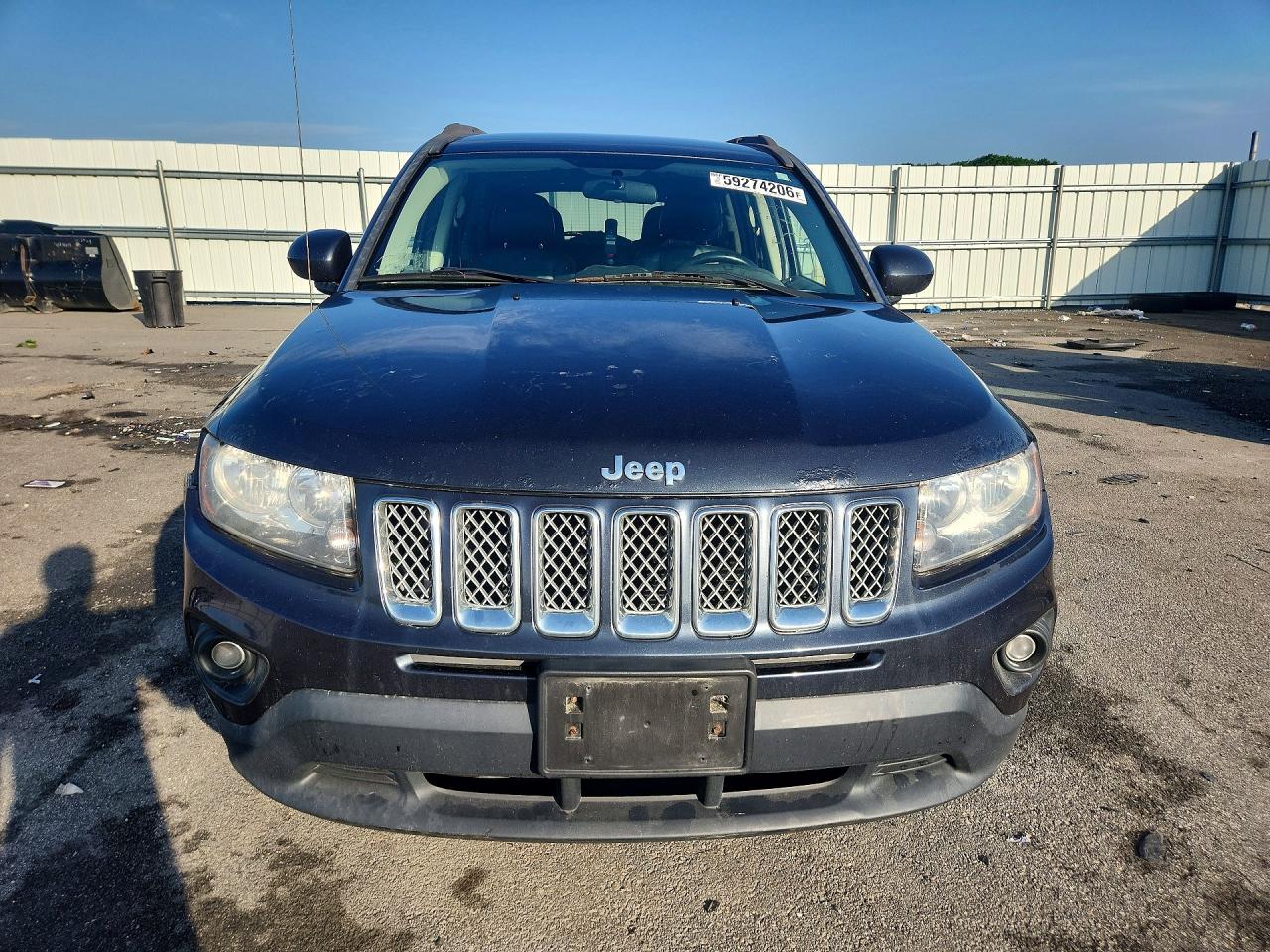 2014 Jeep Compass Latitude Gray vin: 1C4NJDEB4ED904521