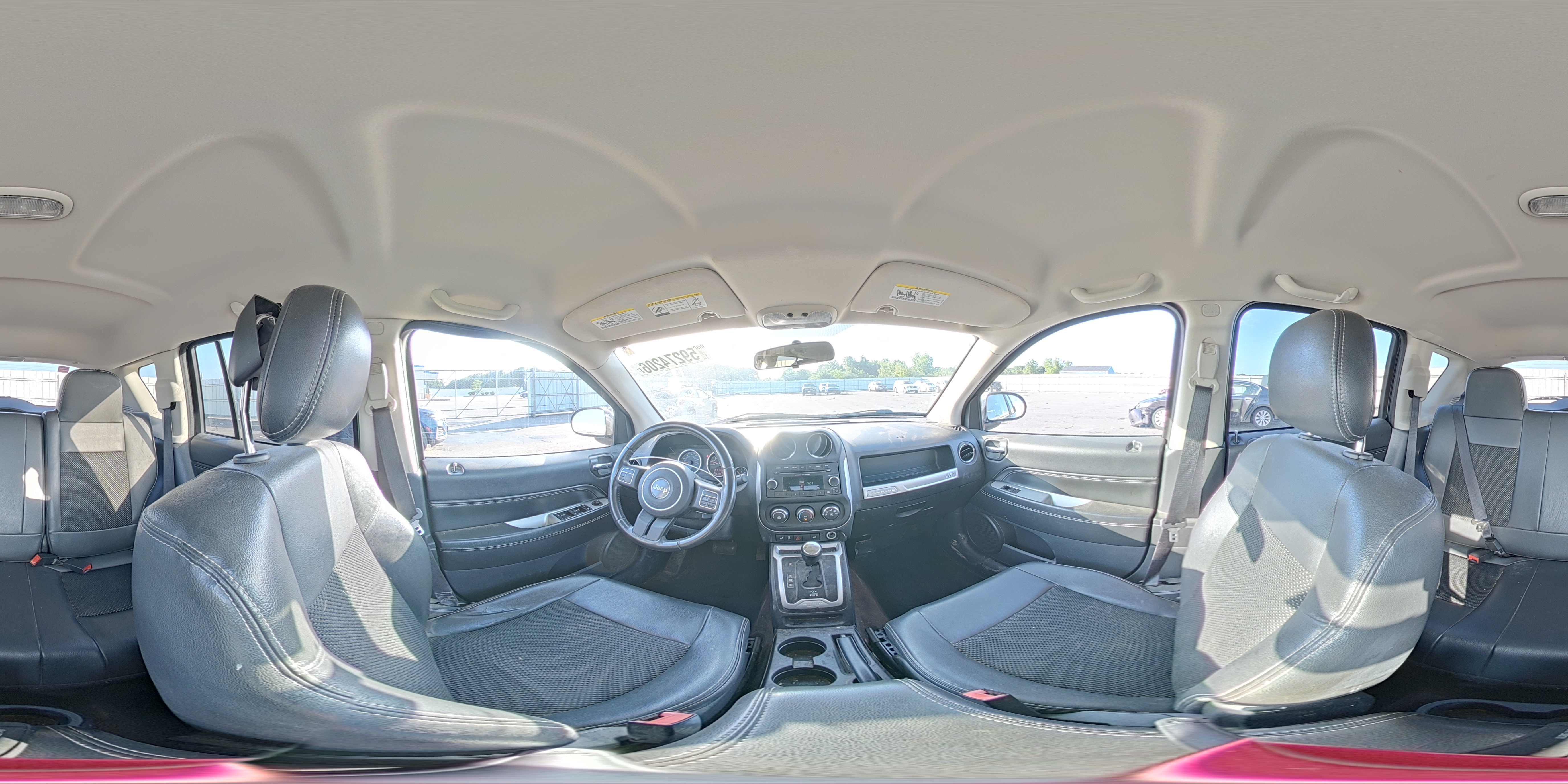 2014 Jeep Compass Latitude Gray vin: 1C4NJDEB4ED904521