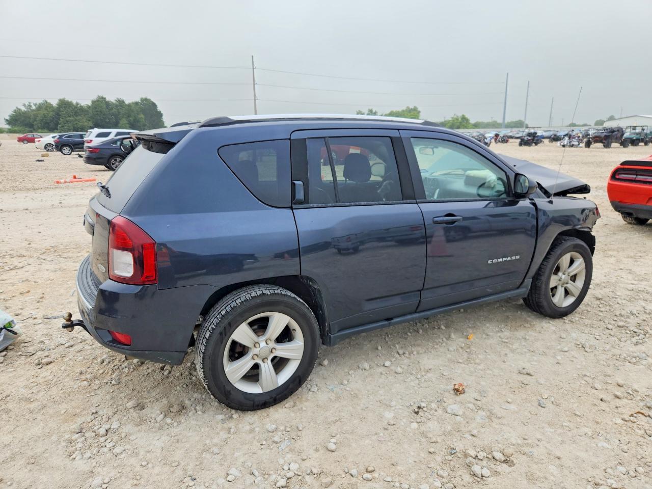 2015 Jeep Compass Latitude Gray vin: 1C4NJDEB4FD162591